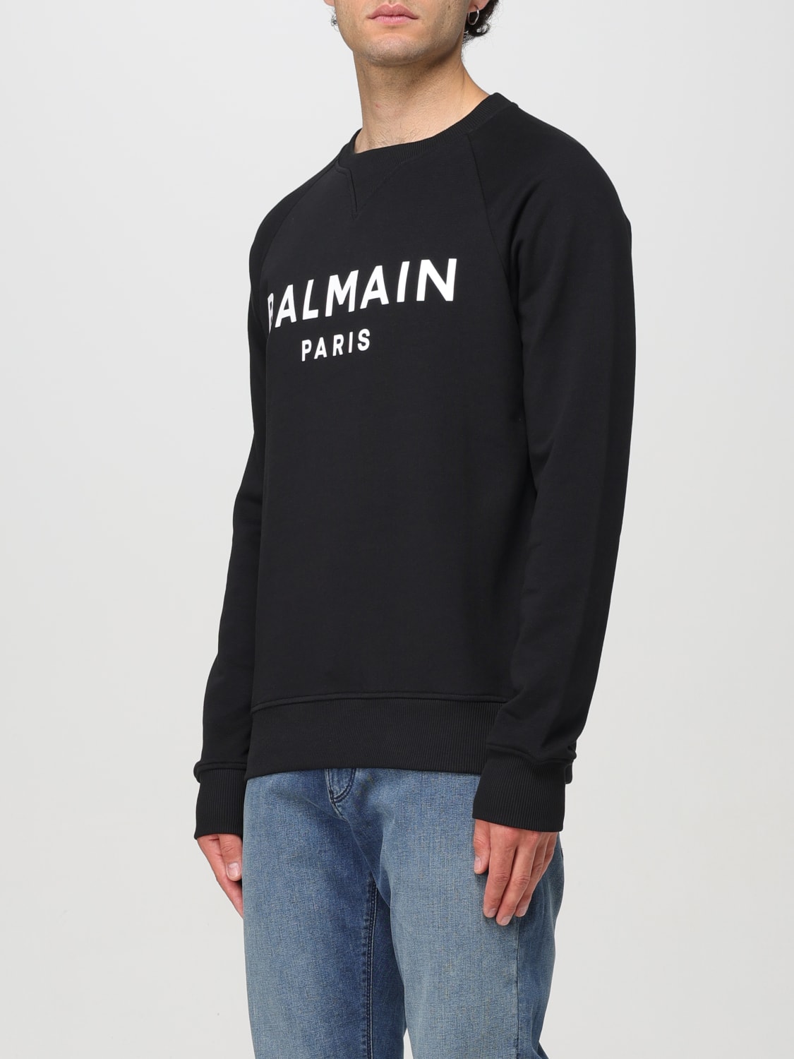 BALMAIN SWEATSHIRT: Sweatshirt men Balmain, Black - Img 4