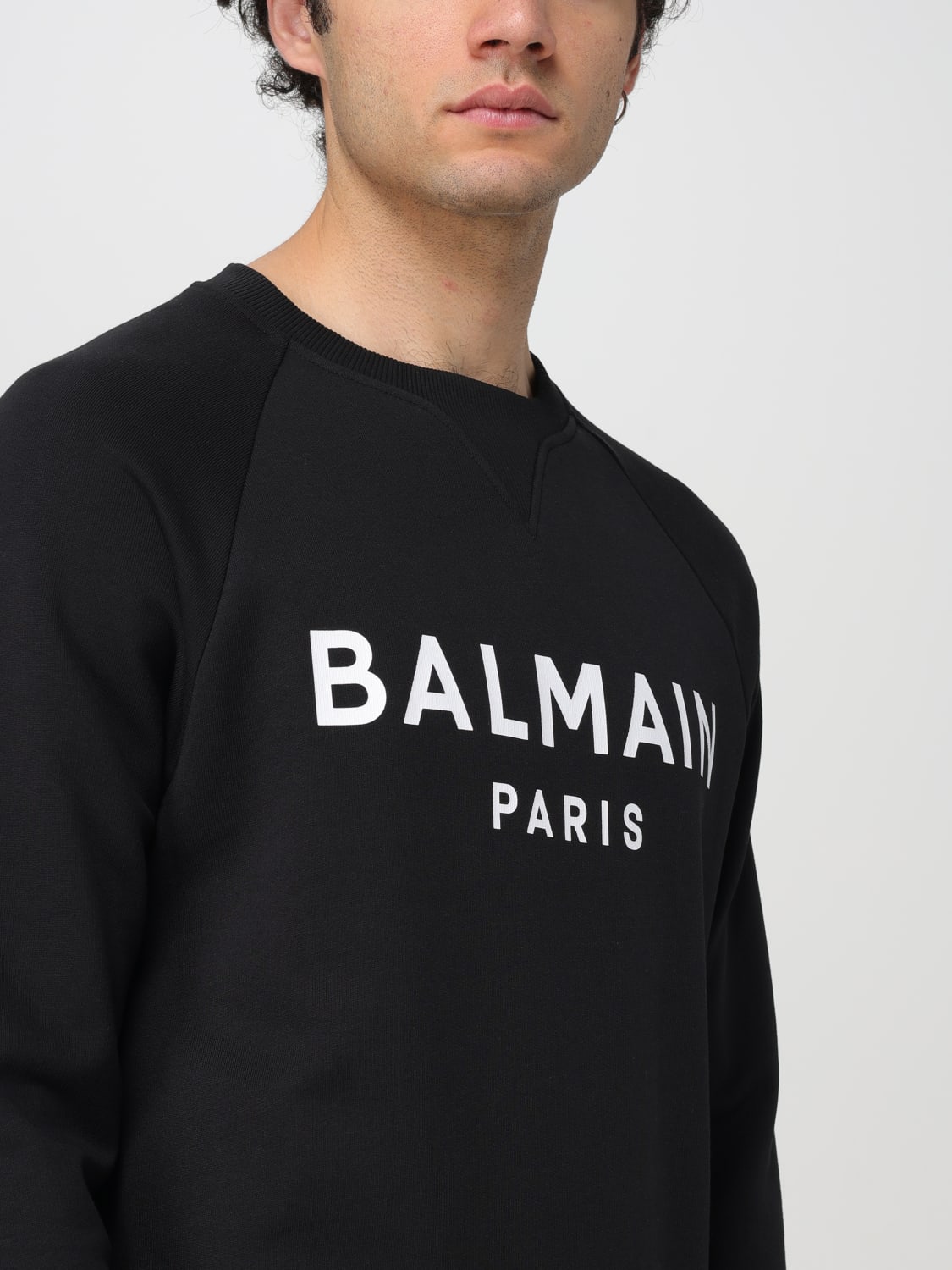 BALMAIN SWEATSHIRT: Sweatshirt men Balmain, Black - Img 5