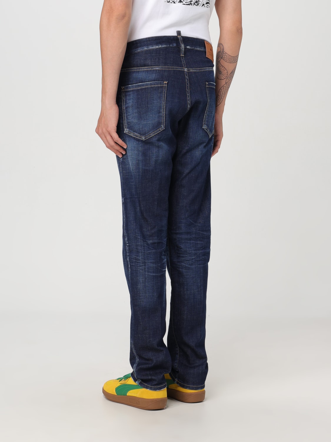 DSQUARED2 JEANS: Jeans men Dsquared2, Blue - Img 2