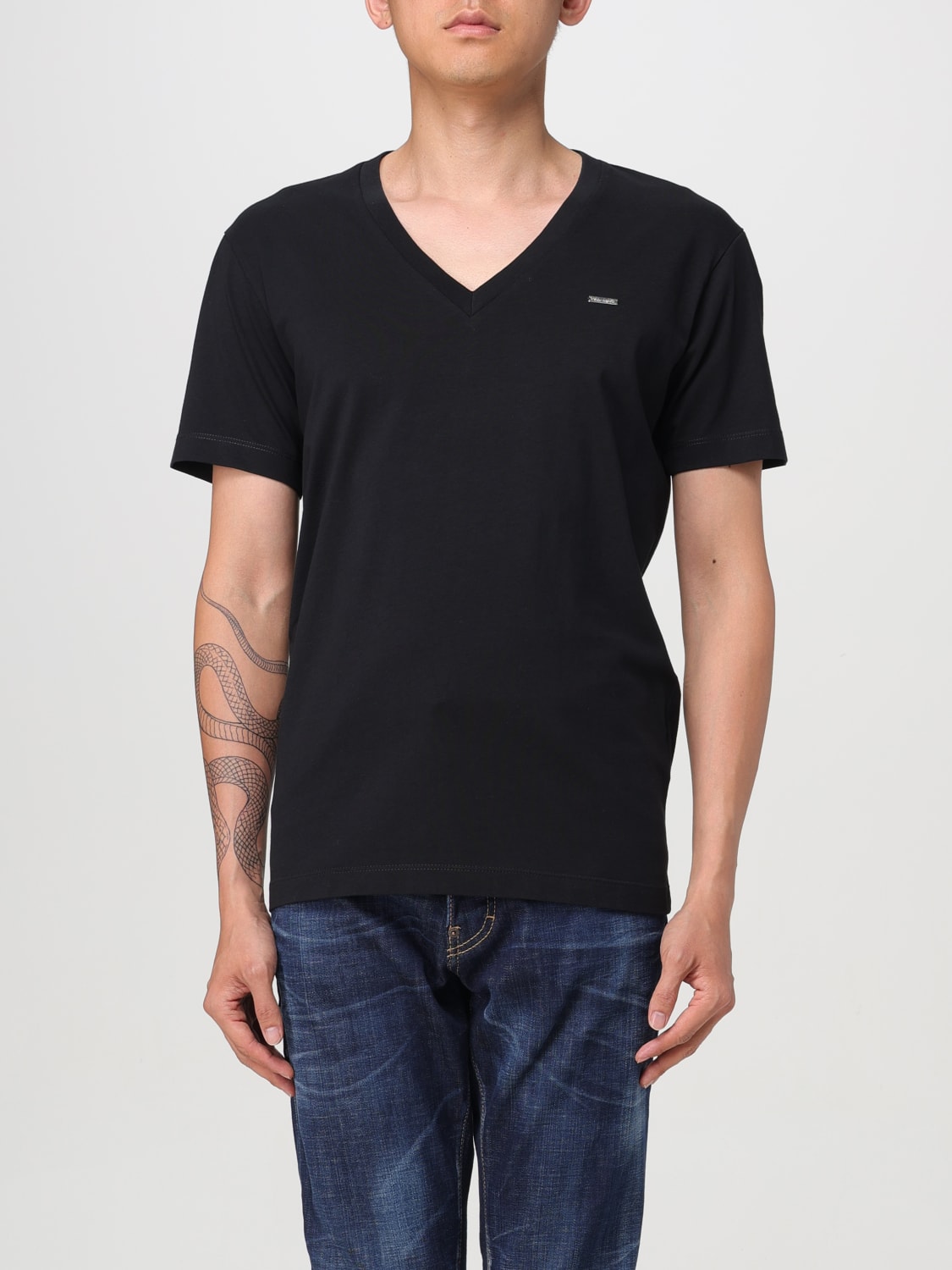 DSQUARED2 T-SHIRT: T-shirt men Dsquared2, Black - Img 1