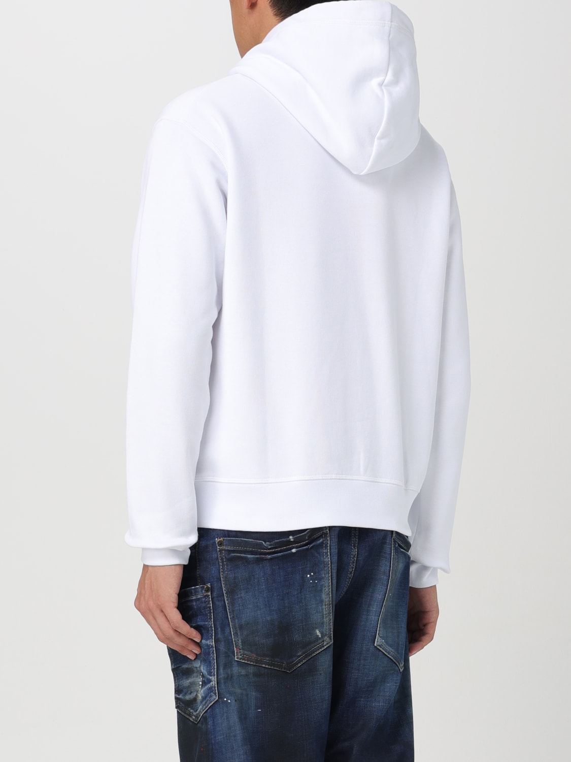 DSQUARED2 SWEATSHIRT: Sweatshirt men Dsquared2, White - Img 2