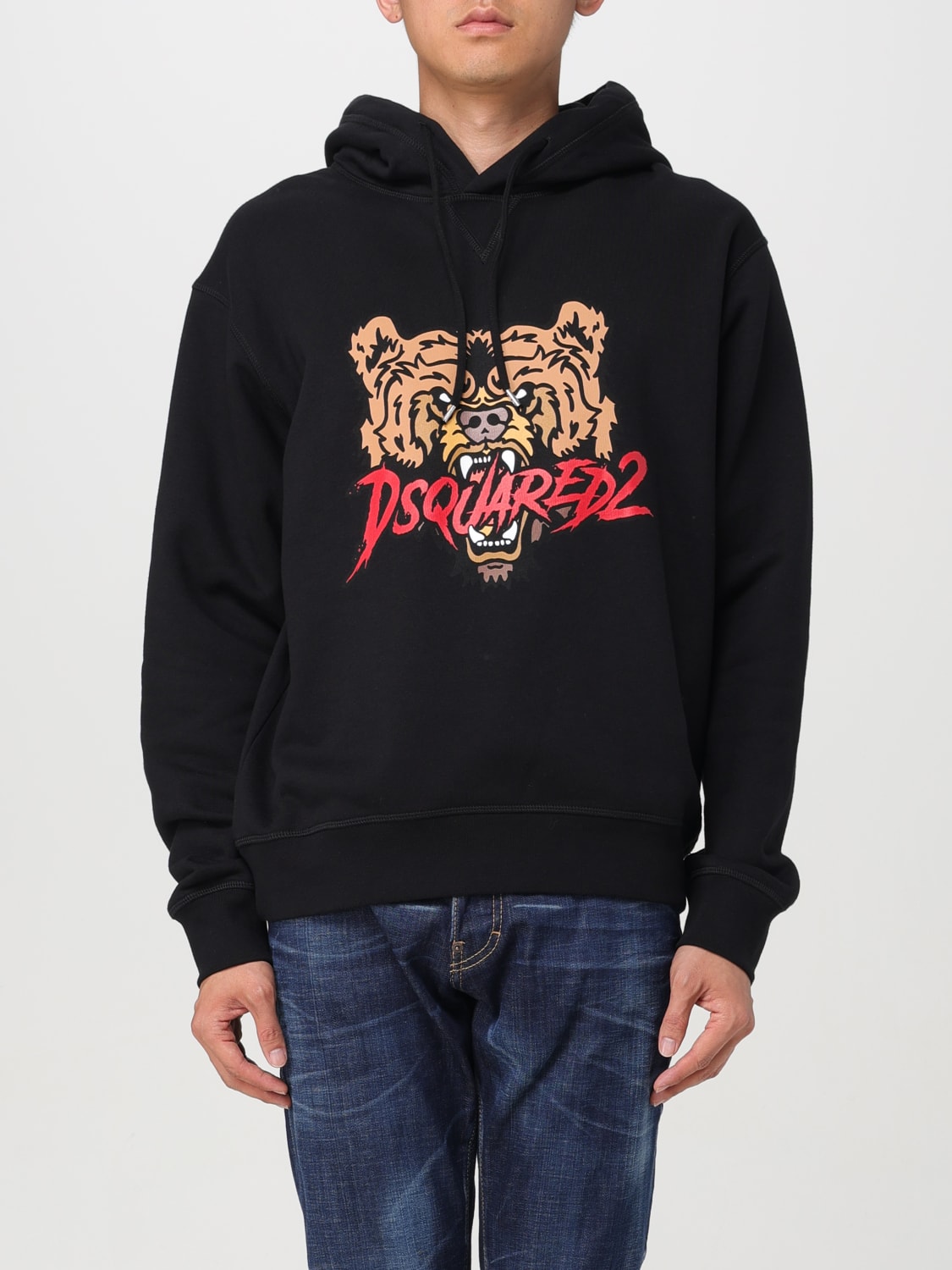 DSQUARED2 SWEATSHIRT: Sweatshirt men Dsquared2, Black - Img 1