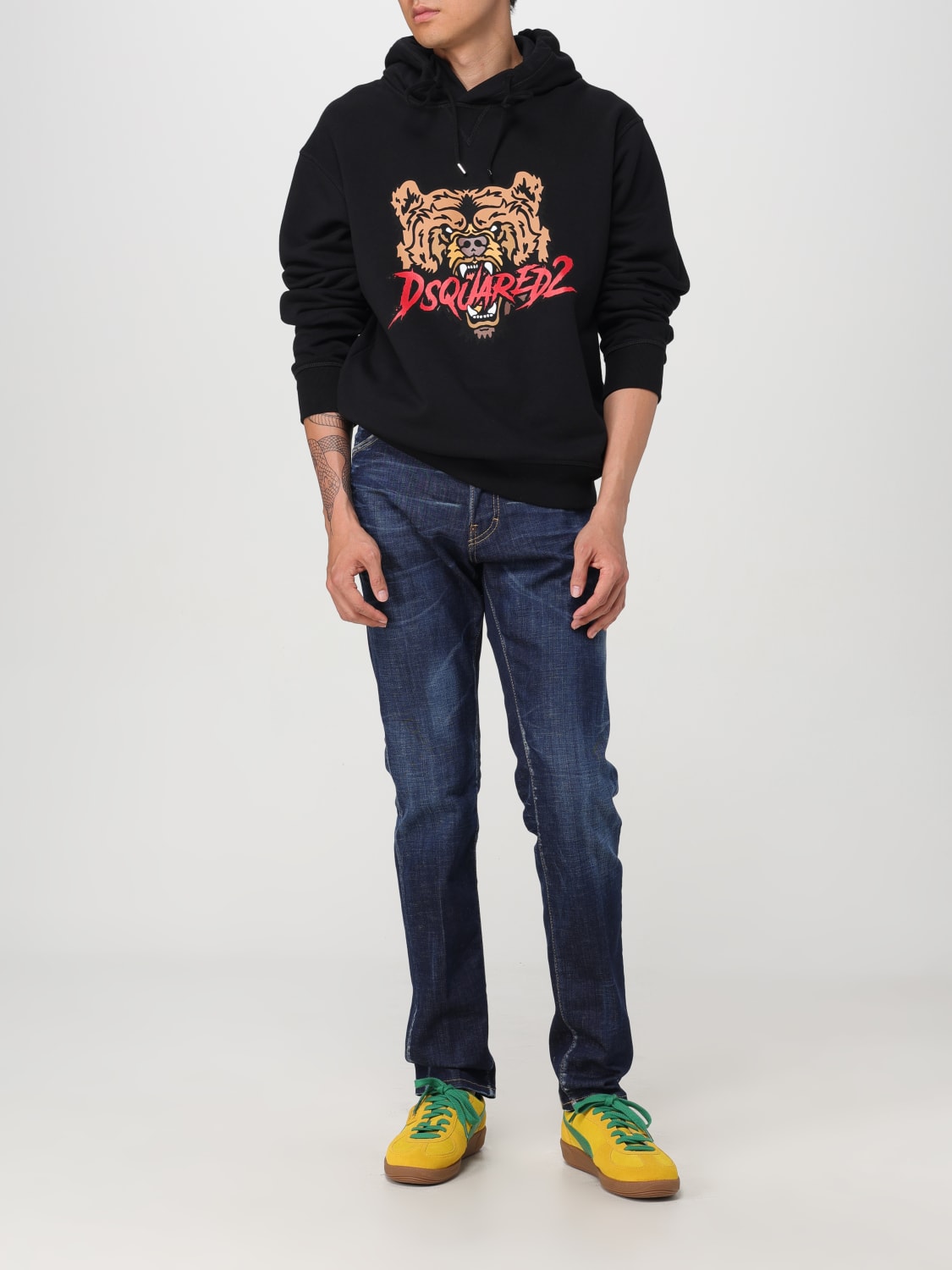 DSQUARED2 SWEATSHIRT: Sweatshirt men Dsquared2, Black - Img 2