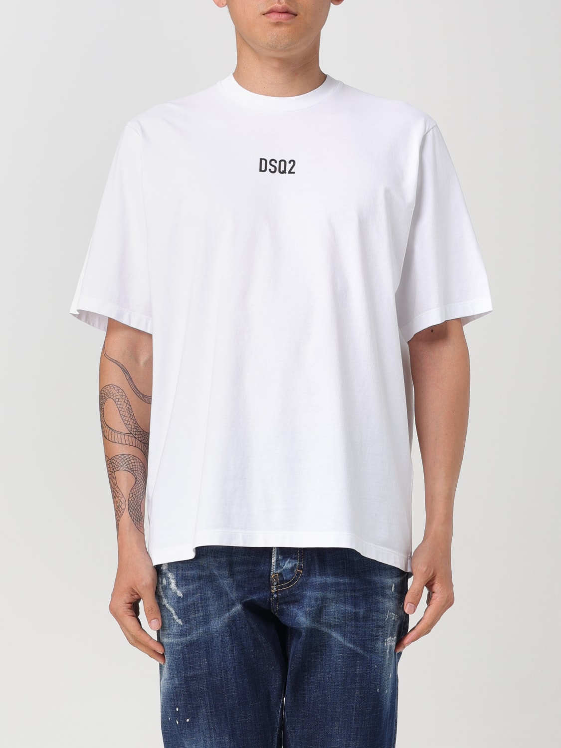 Giglio T-shirt con logo Dsquared2