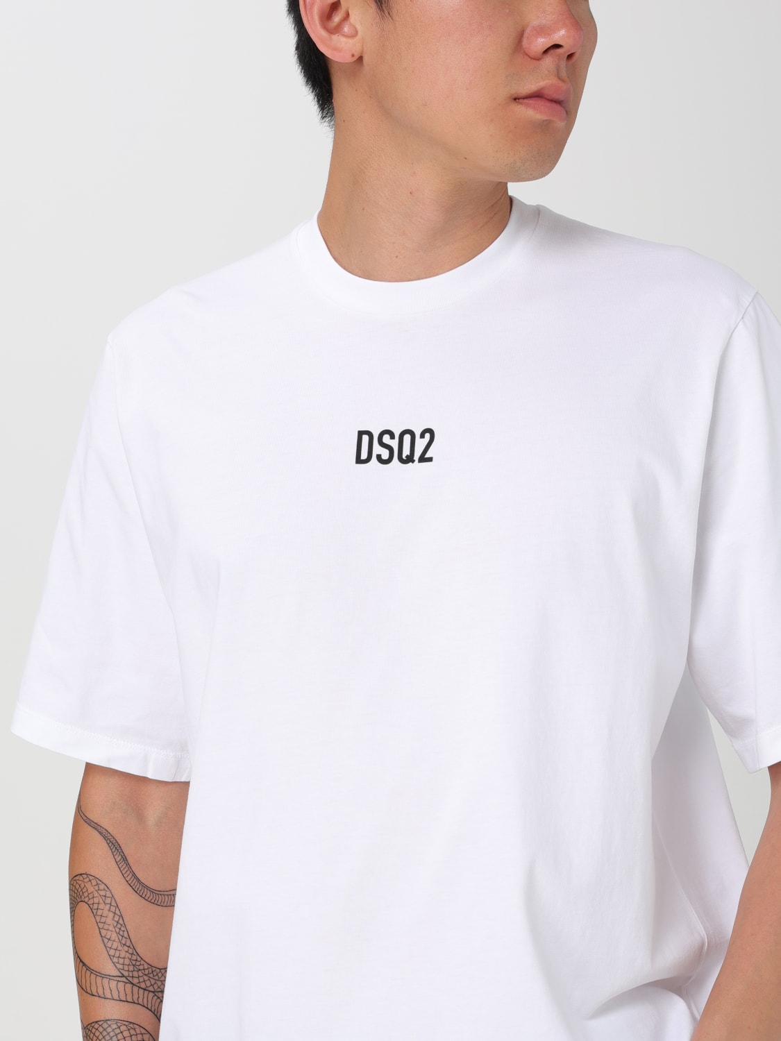 DSQUARED2 CAMISETA: Camiseta hombre Dsquared2, Blanco - Img 4