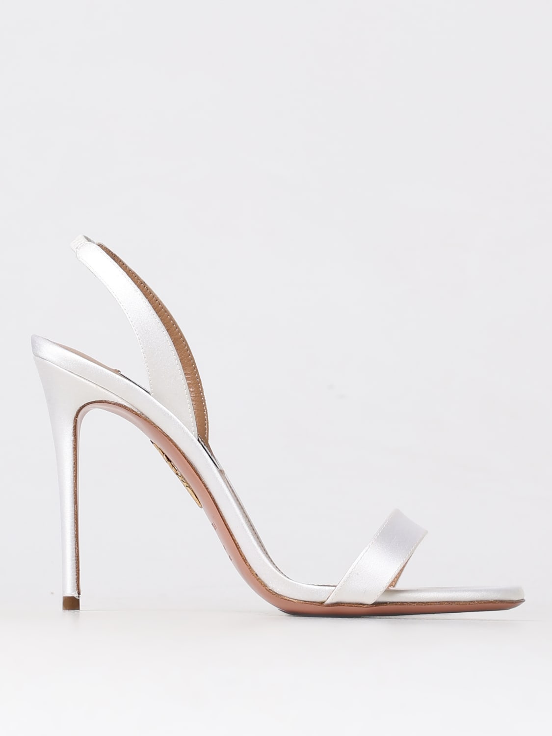 AQUAZZURA HEELED SANDALS: Pumps woman Aquazzura, White - Img 1