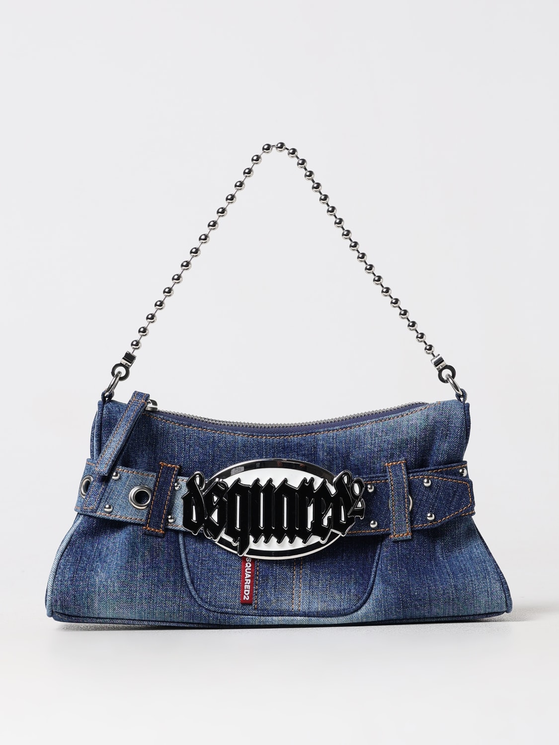 Giglio Borsa Gothic Belt Dsquared2 in denim di cotone