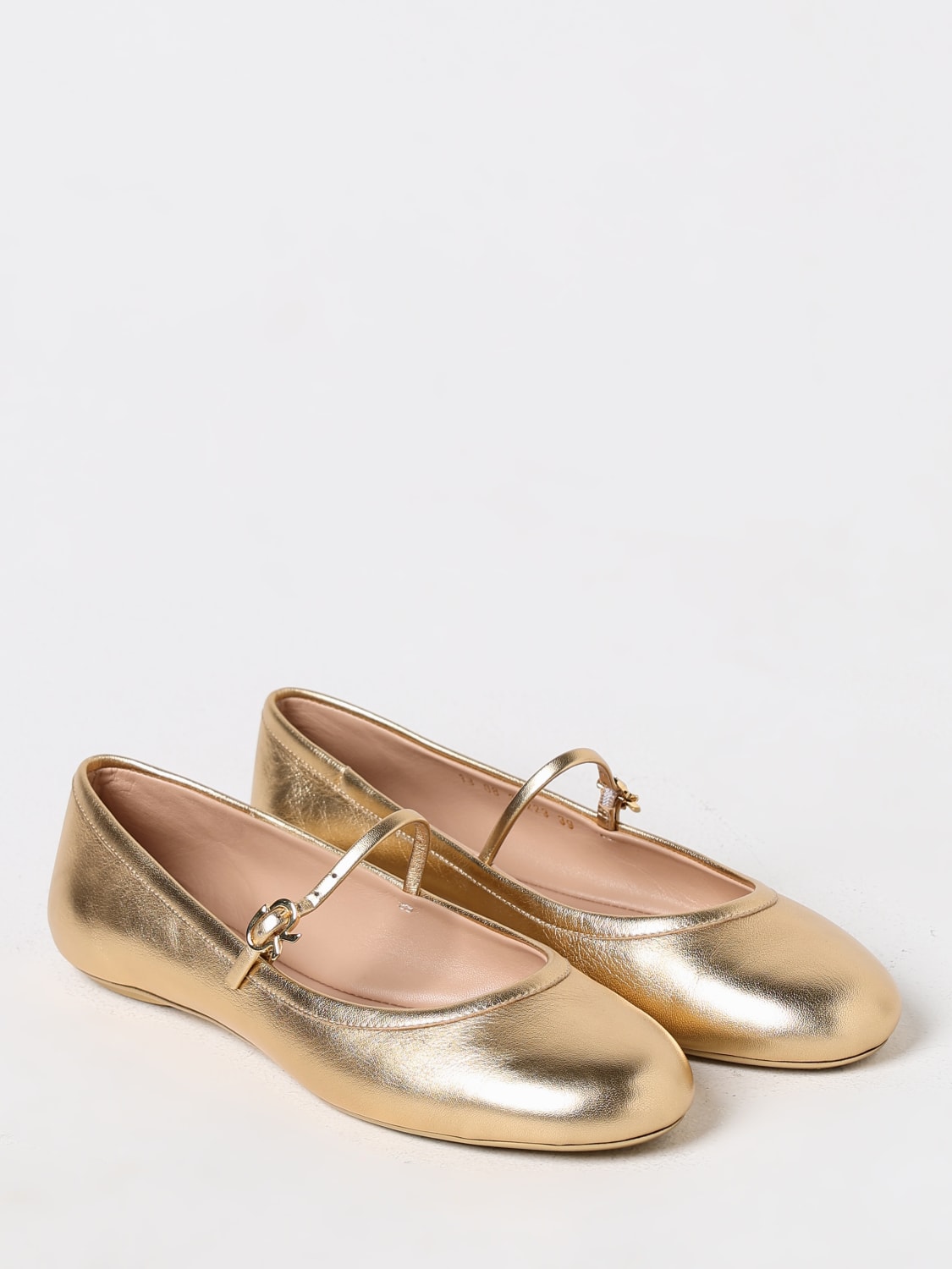 GIANVITO ROSSI BALLET FLATS: Ballet flats woman Gianvito Rossi, Beige - Img 2