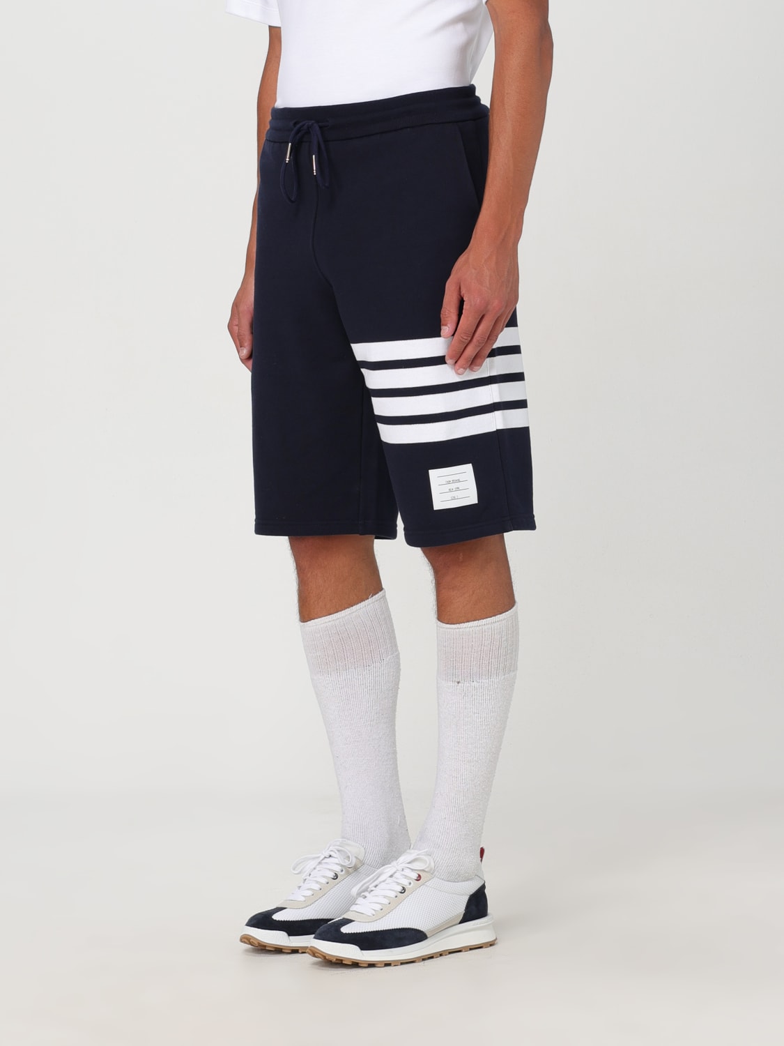 THOM BROWNE SHORTS: Shorts herren Thom Browne, Blau - Img 4