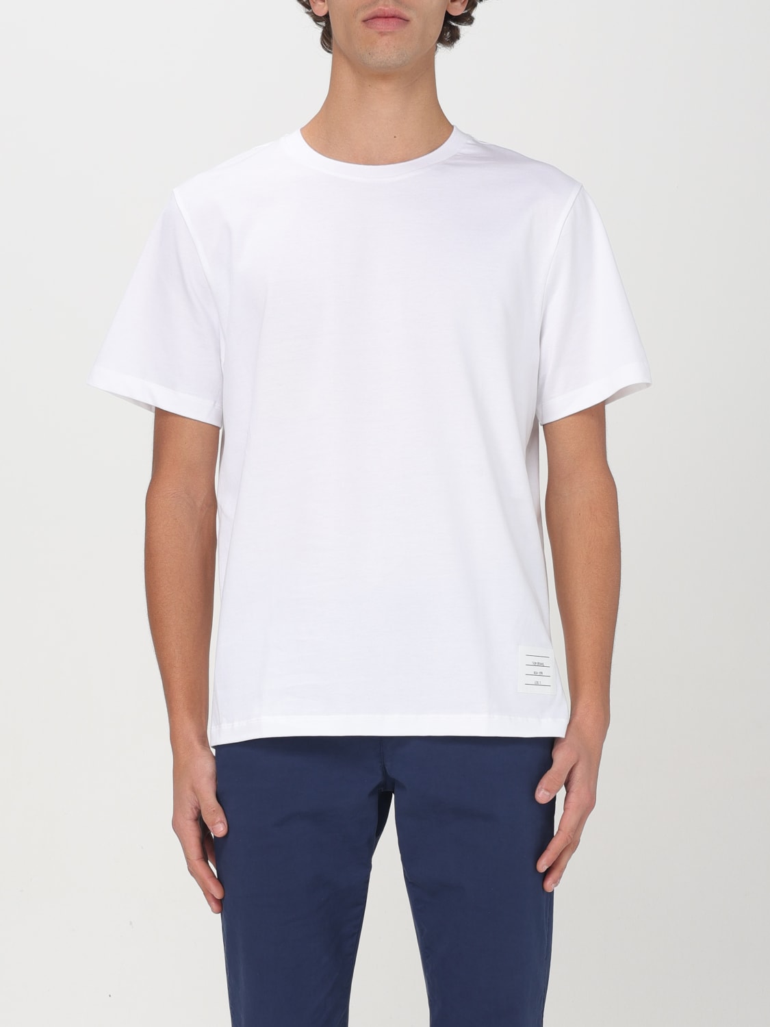 THOM BROWNE: T-shirt men - White | Thom Browne t-shirt