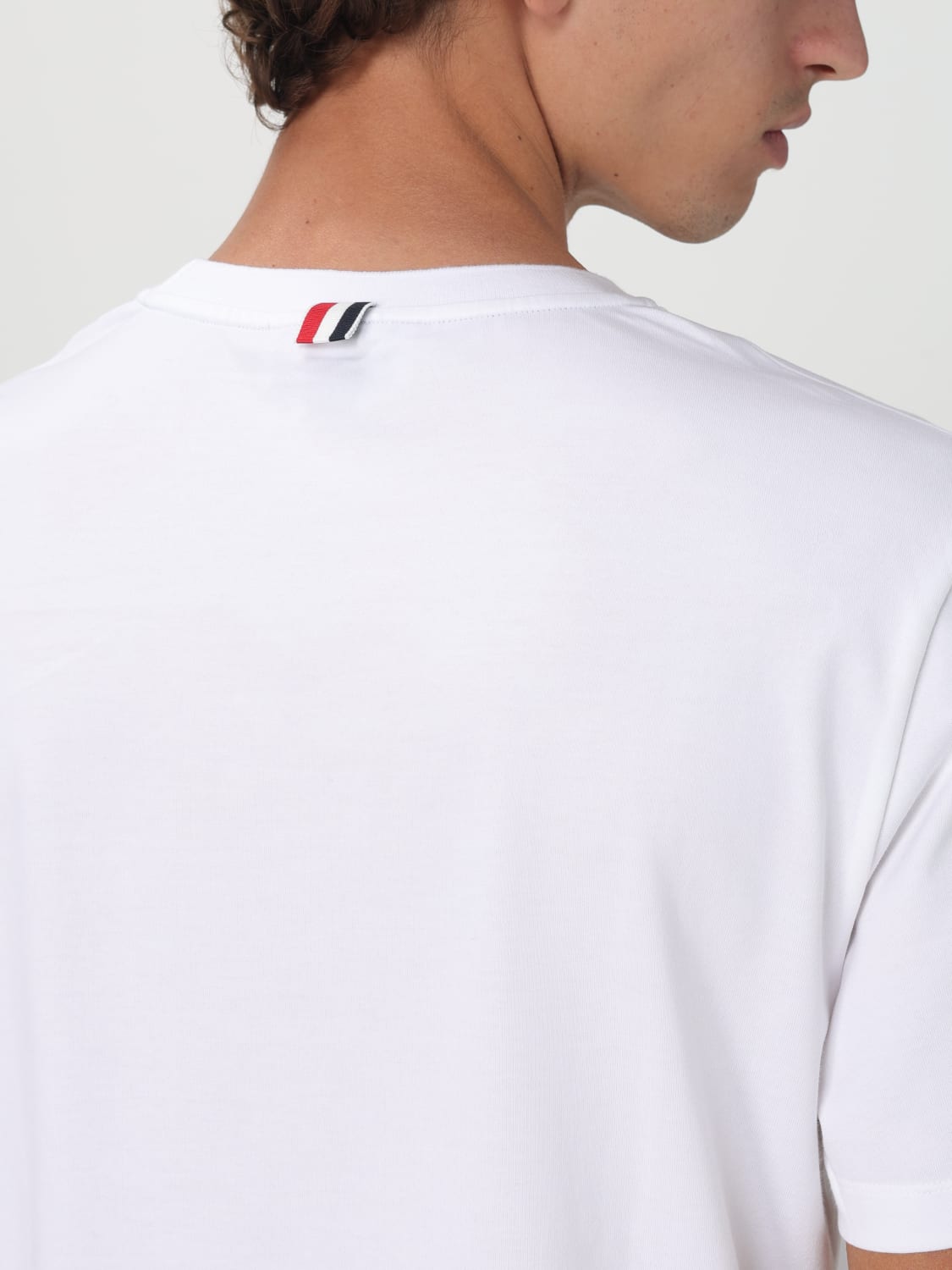 THOM BROWNE: T-shirt men - White | Thom Browne t-shirt