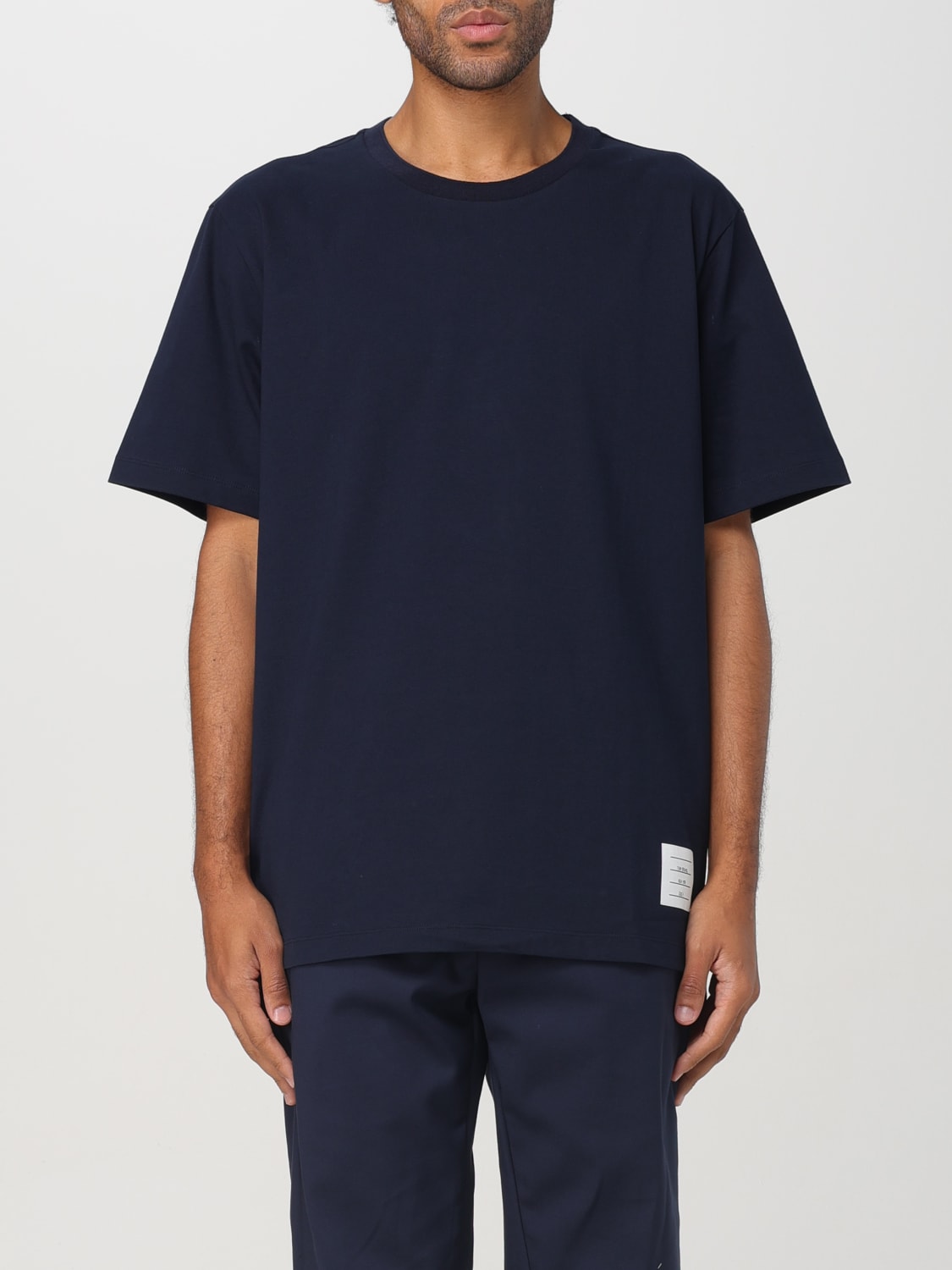 THOM BROWNE T-SHIRT: T-shirt men Thom Browne, Navy - Img 1