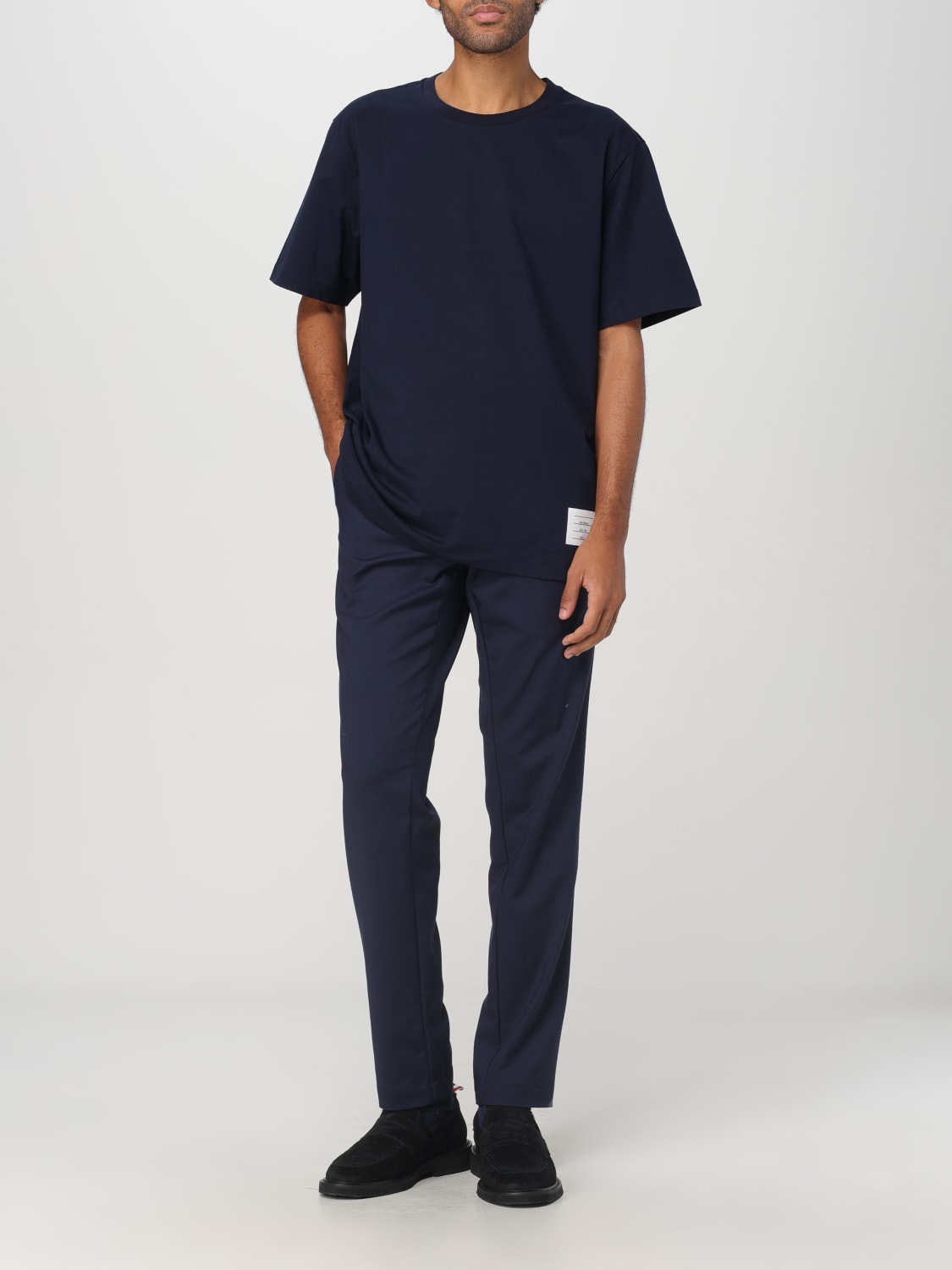 THOM BROWNE T-SHIRT: T-shirt men Thom Browne, Navy - Img 2