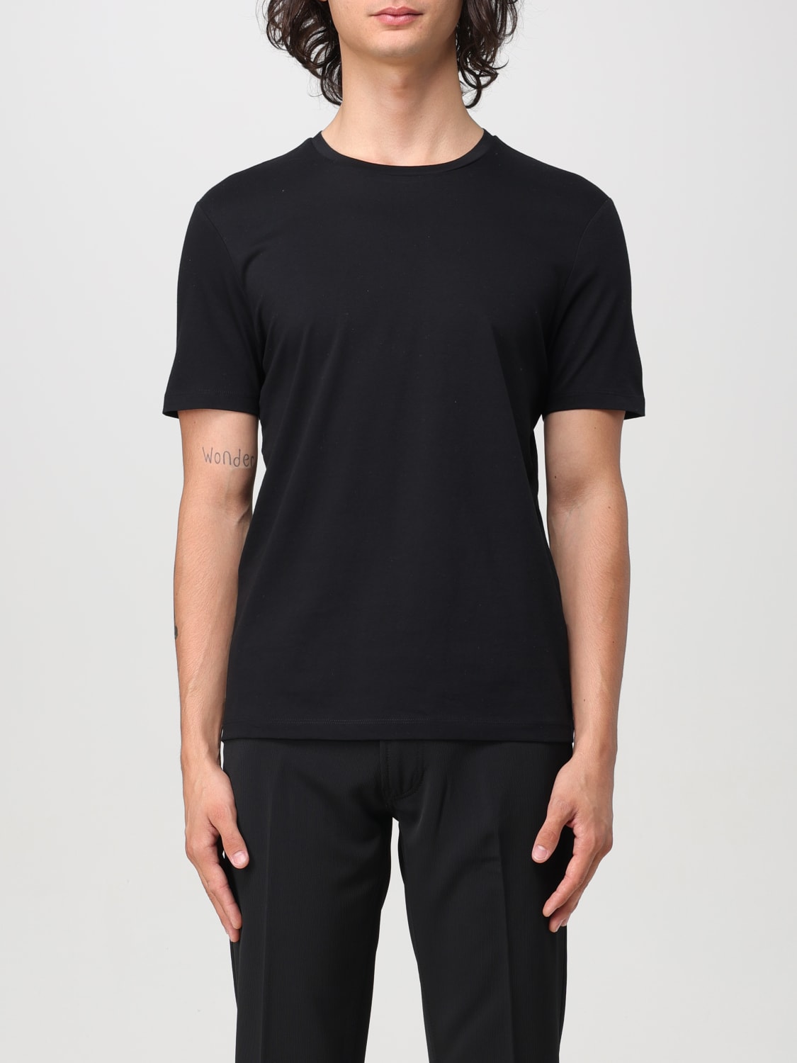 BOSS T-SHIRT: T-shirt men Boss, Black - Img 1