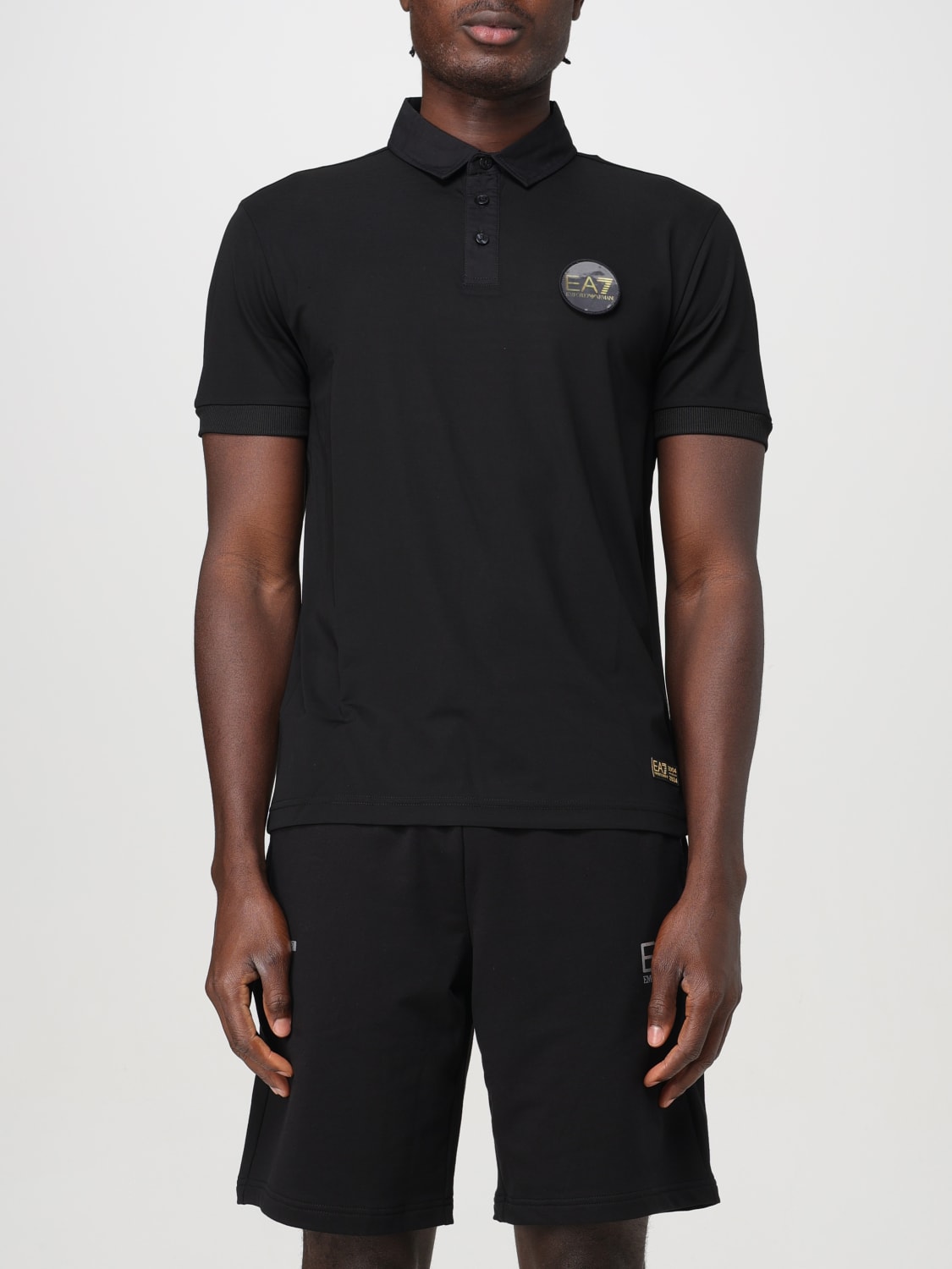 EA7 POLO SHIRT: Polo shirt men Ea7, Black - Img 1