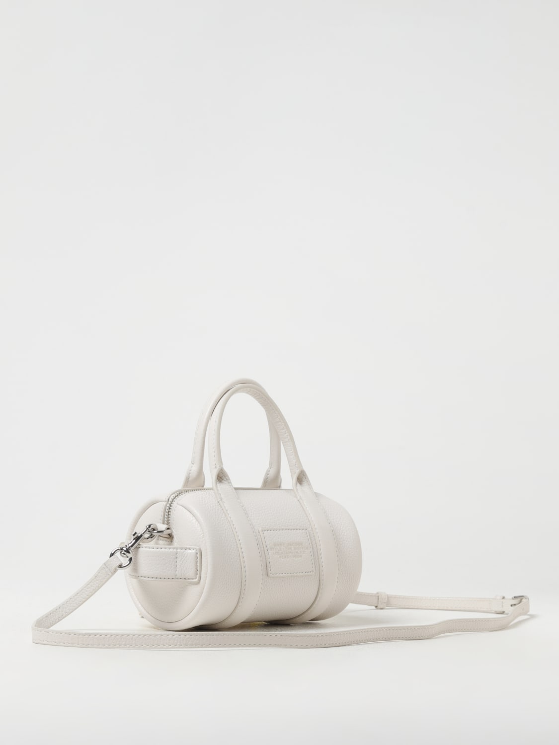 MARC JACOBS BORSA A TRACOLLA: Borsa The Mini Duffle Marc Jacobs, Bianco - Img 2
