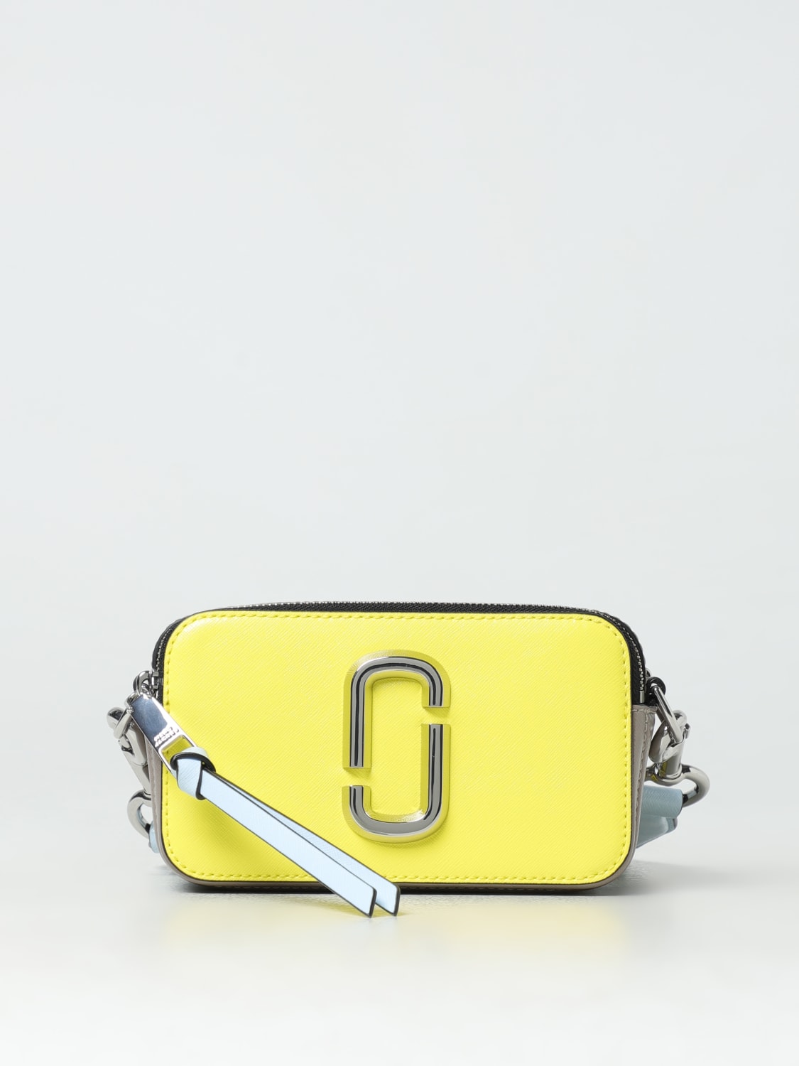 MARC JACOBS BORSA A TRACOLLA: Borsa The Snapshot Marc Jacobs, Giallo - Img 1