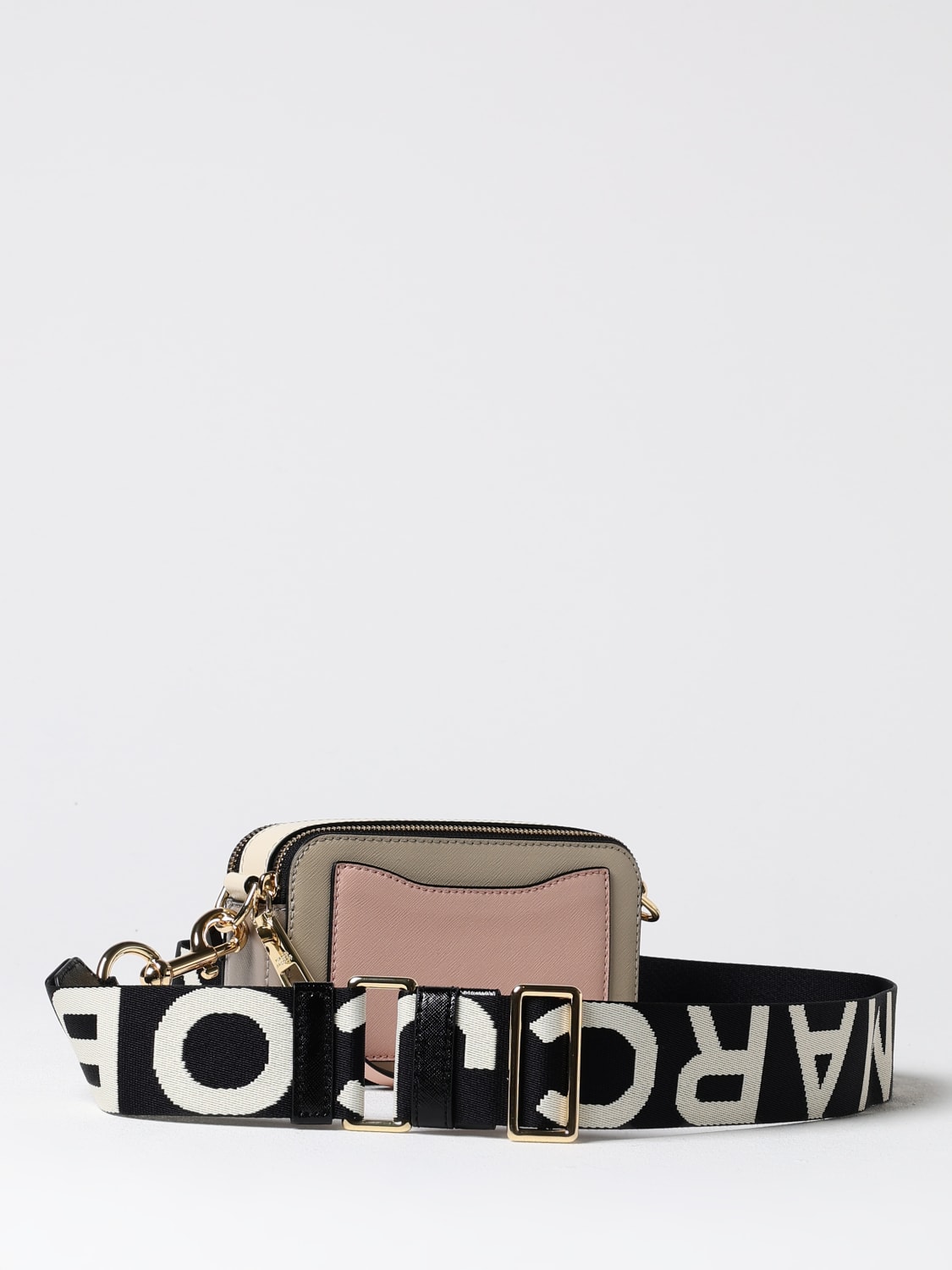 MARC JACOBS BORSA A TRACOLLA: Borsa The Snapshot Marc Jacobs, Kaki - Img 2