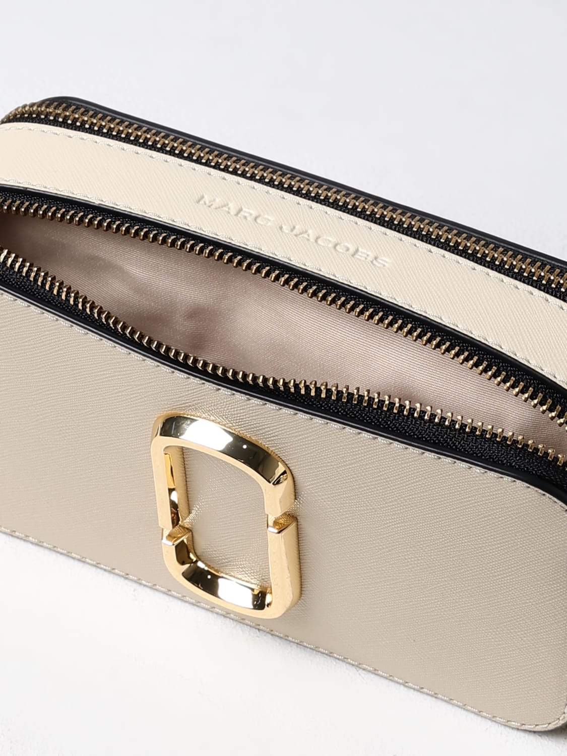 MARC JACOBS BORSA A TRACOLLA: Borsa The Snapshot Marc Jacobs, Kaki - Img 3