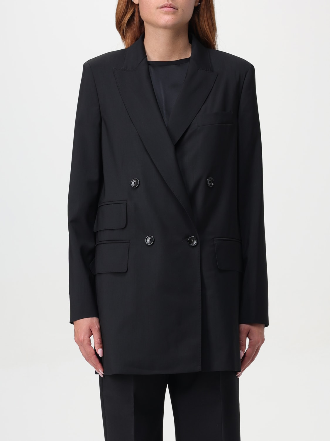 MAX MARA BLAZER: Jacket woman Max Mara, Black - Img 1