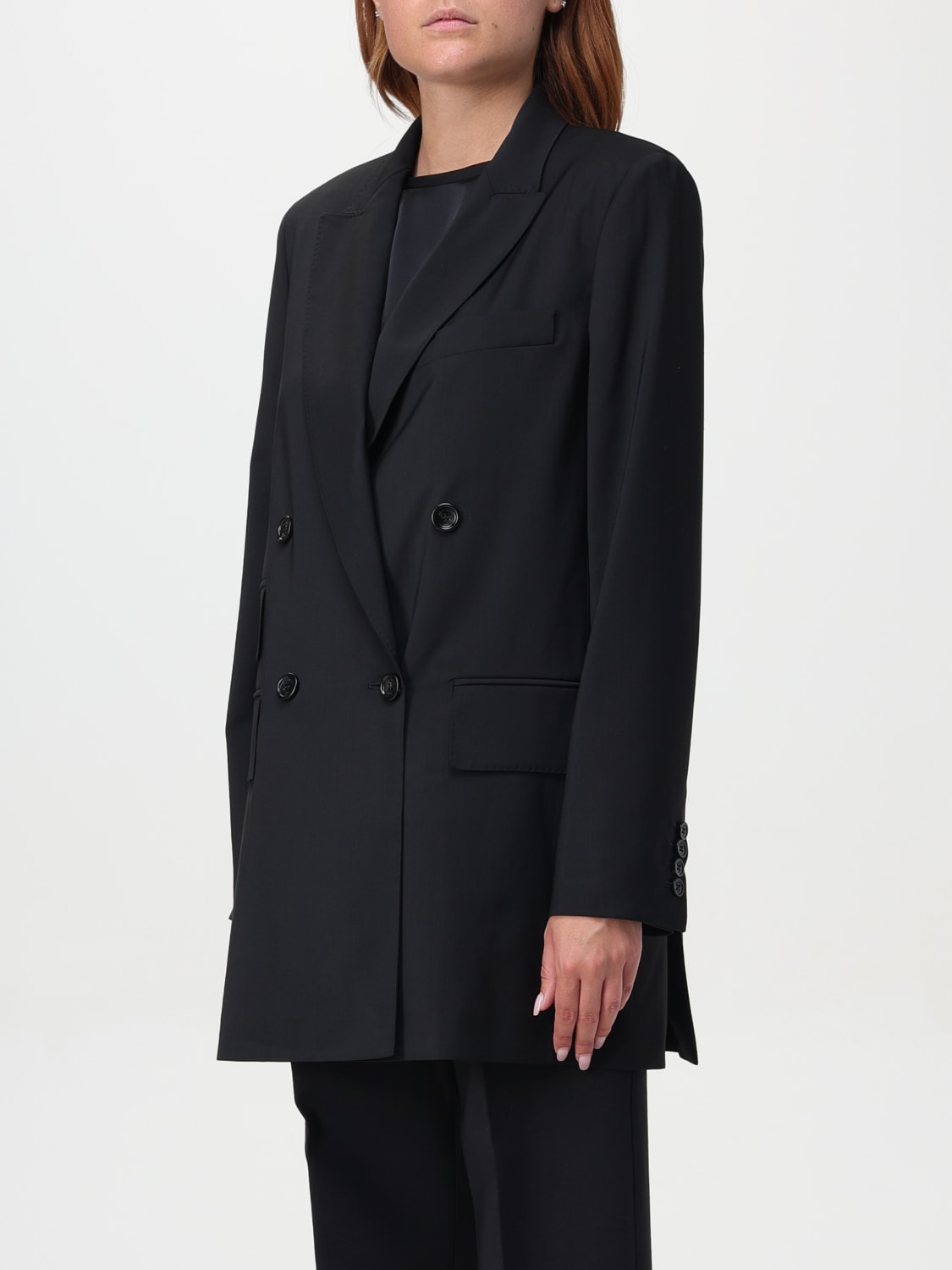 MAX MARA BLAZER: Jacket woman Max Mara, Black - Img 4