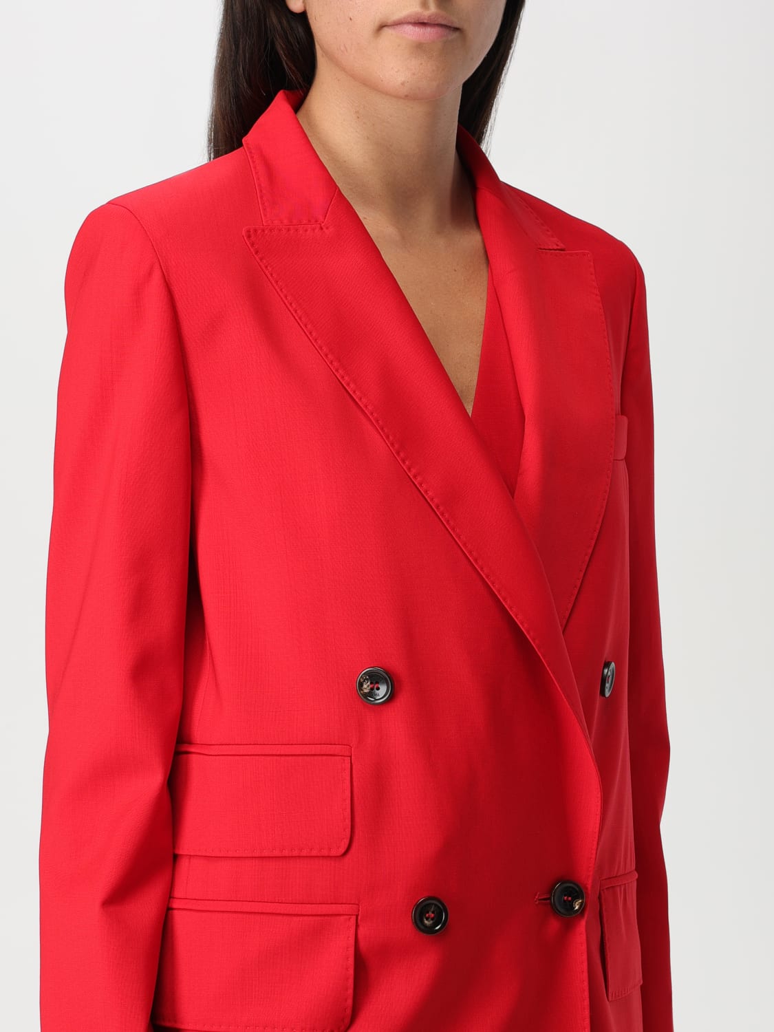 MAX MARA BLAZER: Jacket woman Max Mara, Red - Img 5