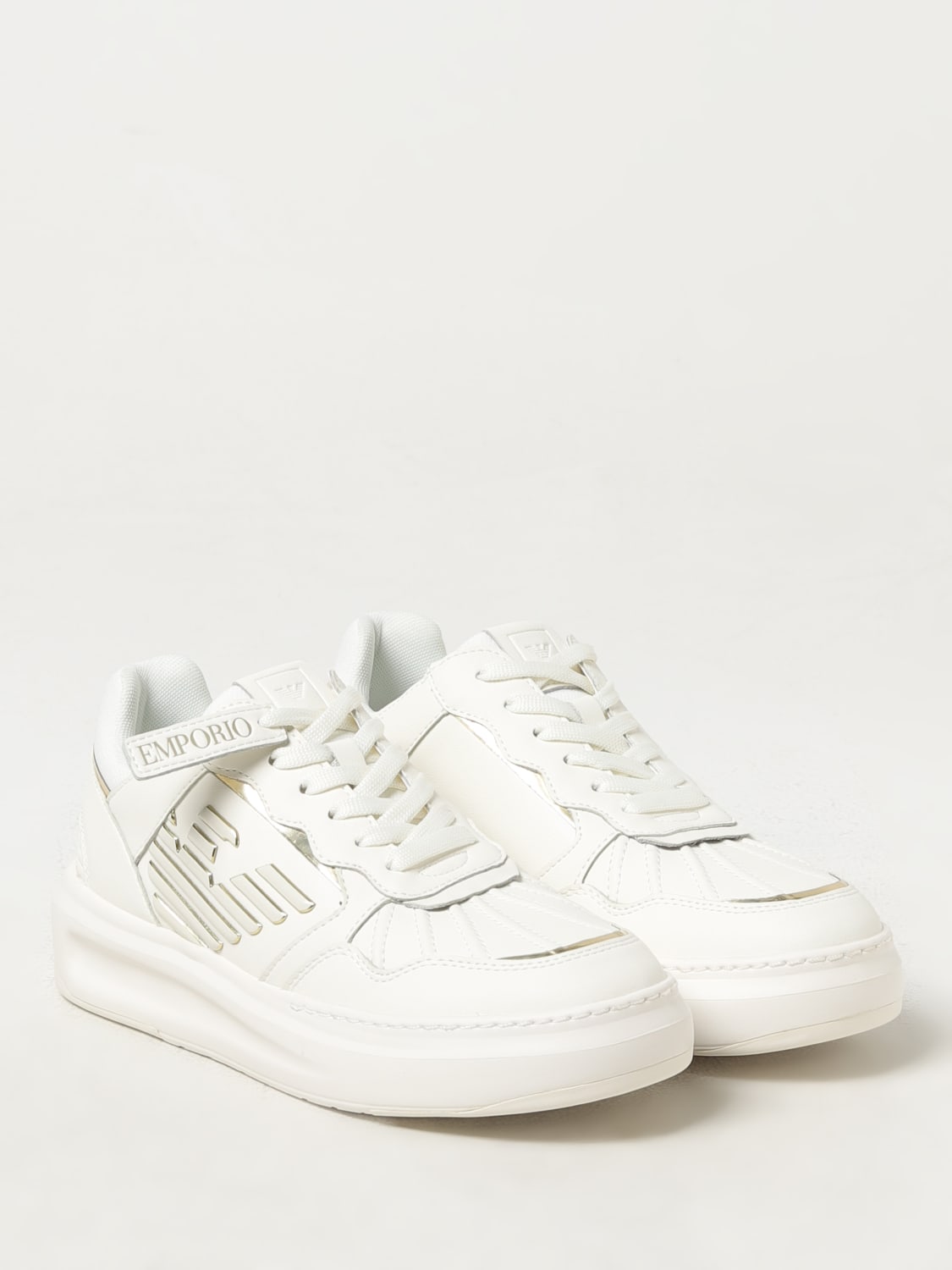 EMPORIO ARMANI Sneakers damen WeiB Emporio Armani Sneakers X3X165XR107 online auf GIGLIO.COM