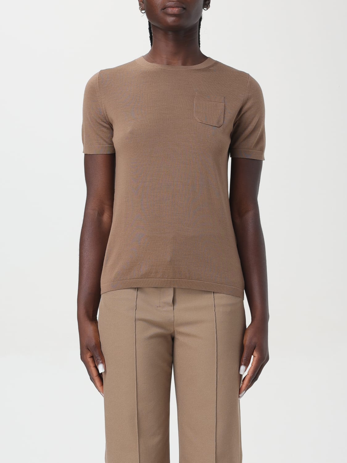 Giglio T-shirt basic 's Max Mara di lana