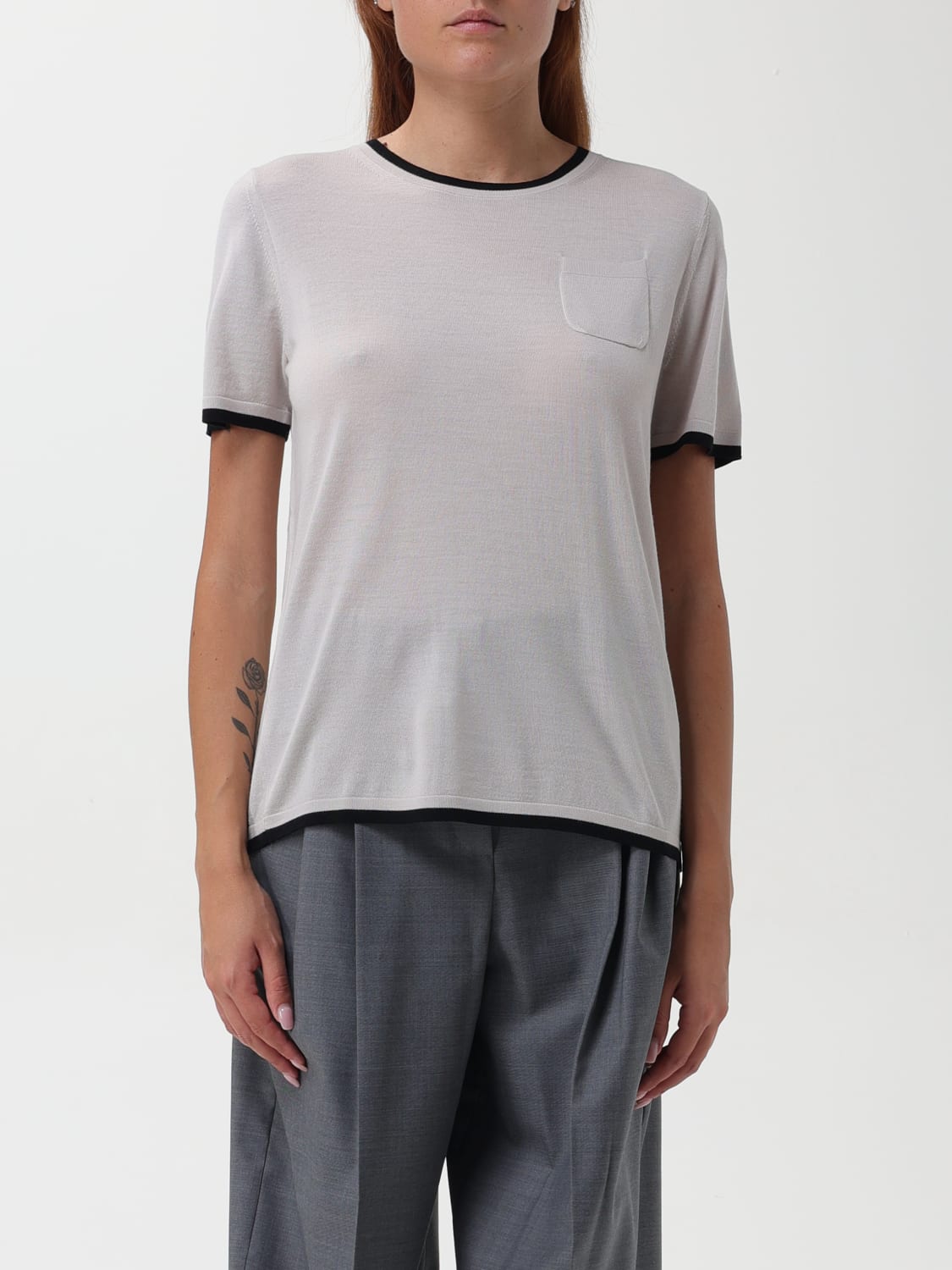 Giglio T-shirt basic 's Max Mara di lana