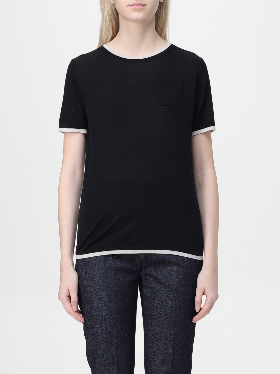 Giglio T-shirt basic 's Max Mara di lana