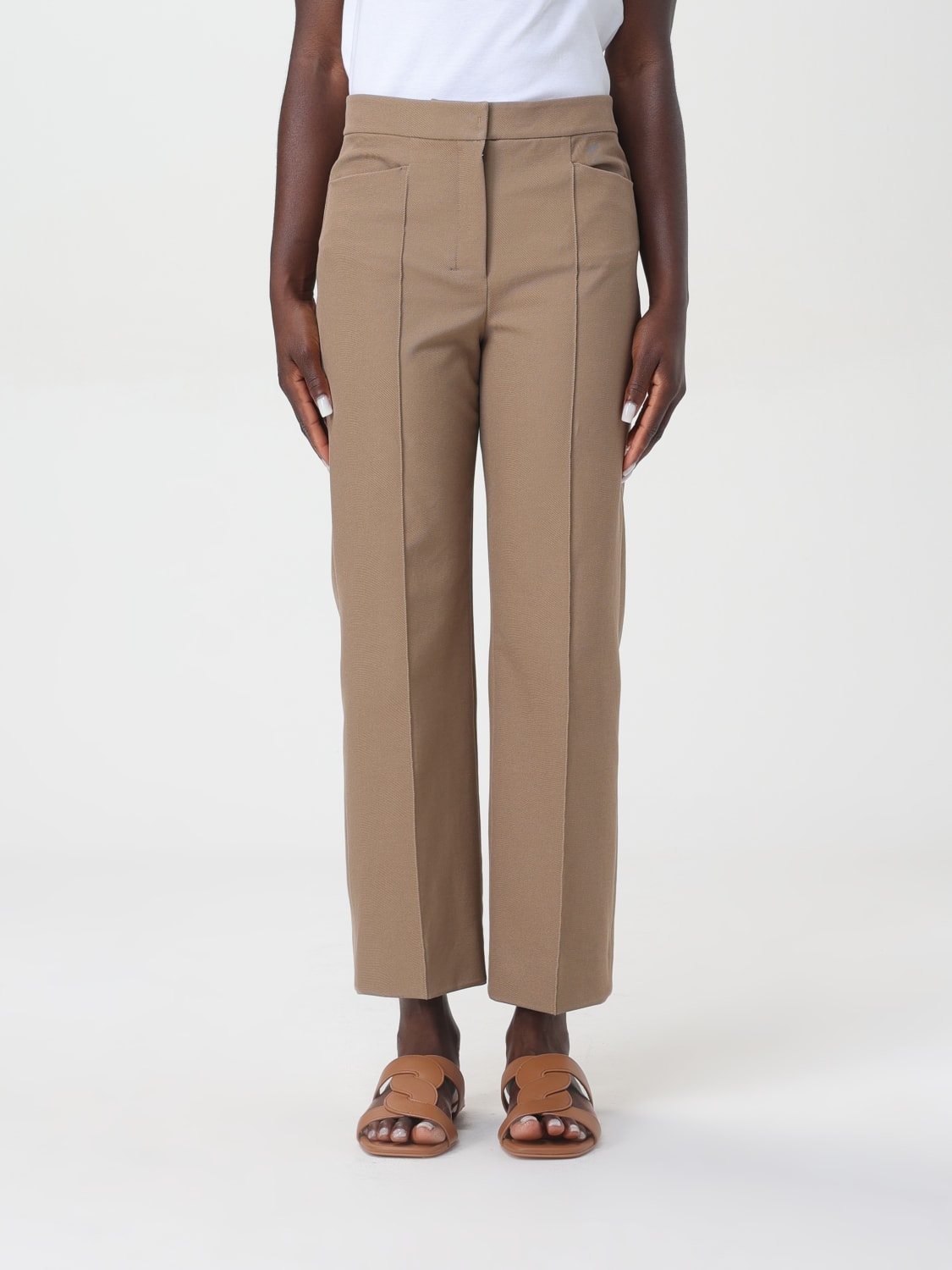 'S MAX MARA HOSE: Hose damen 's Max Mara, Camel - Img 1