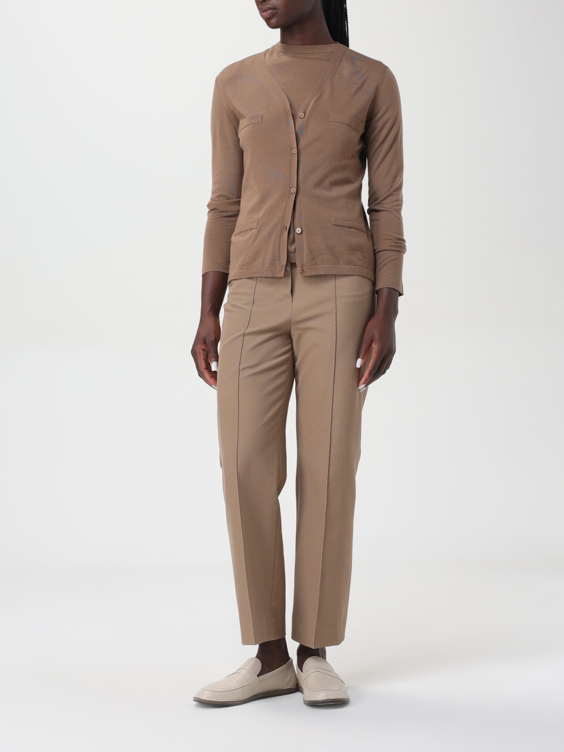 'S MAX MARA CARDIGAN: Cardigan woman 's Max Mara, Camel - Img 2