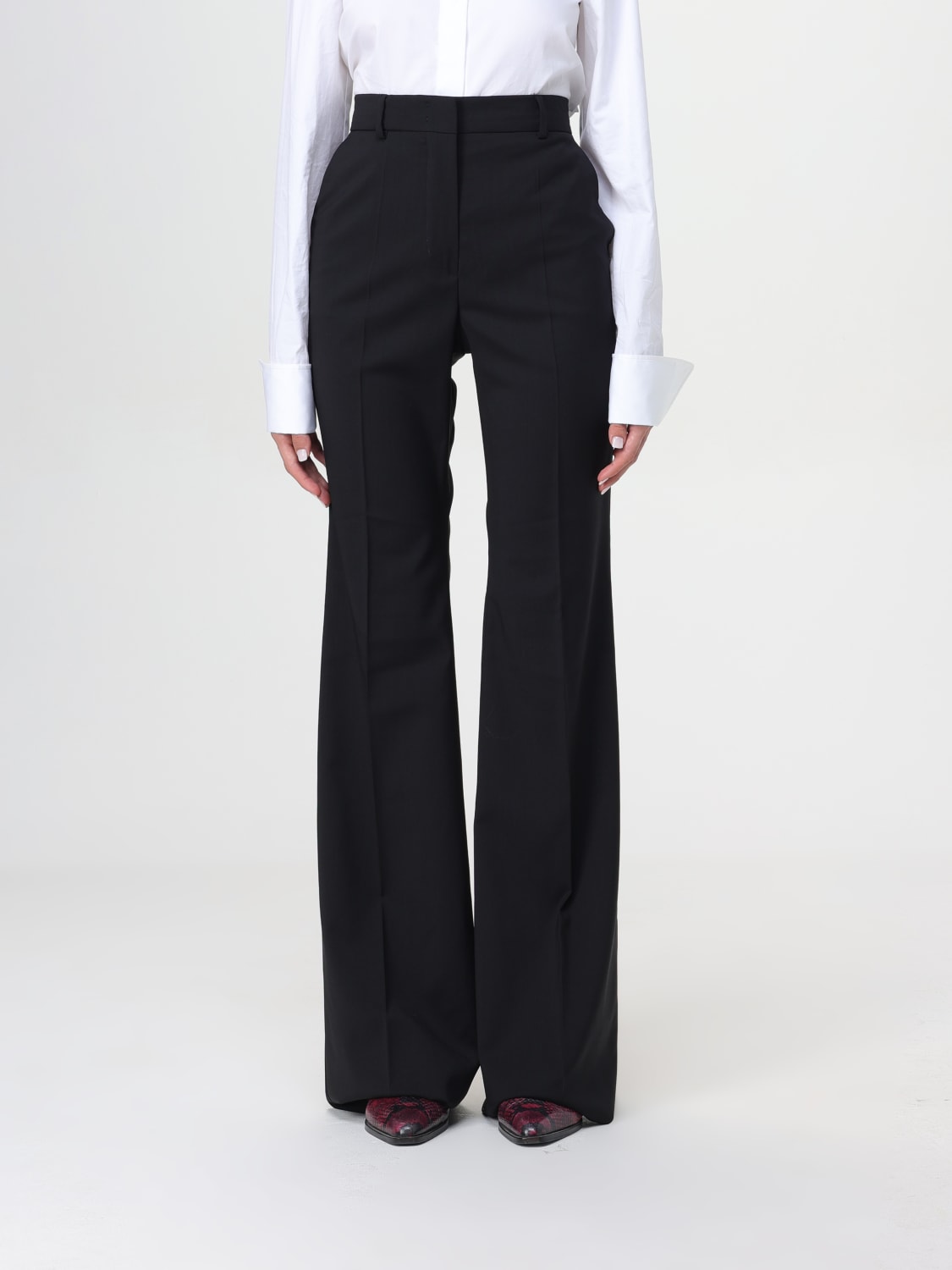 Giglio Pantalone flare in lana stretch Sportmax