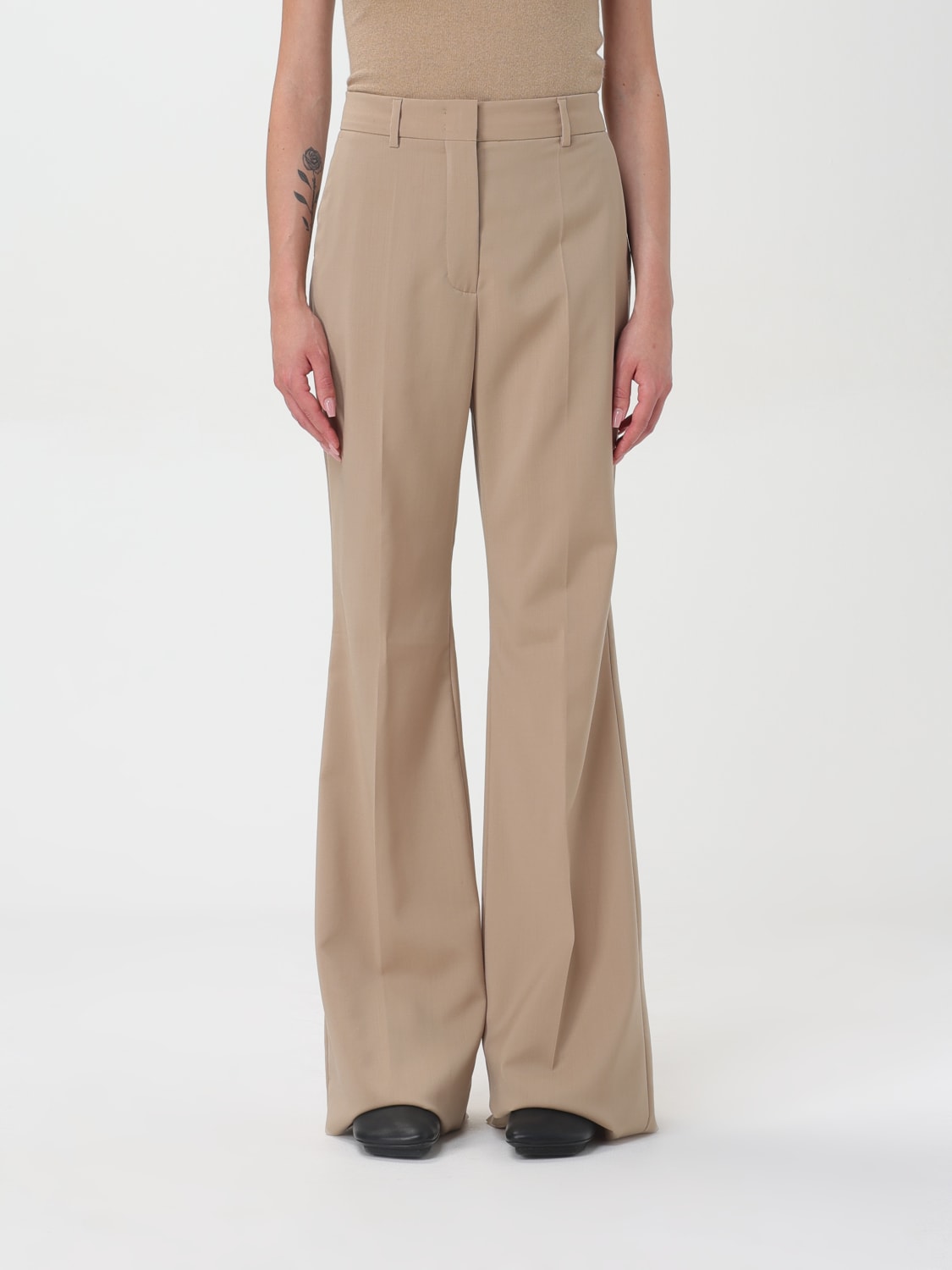 Giglio Pantalone flare in lana stretch Sportmax
