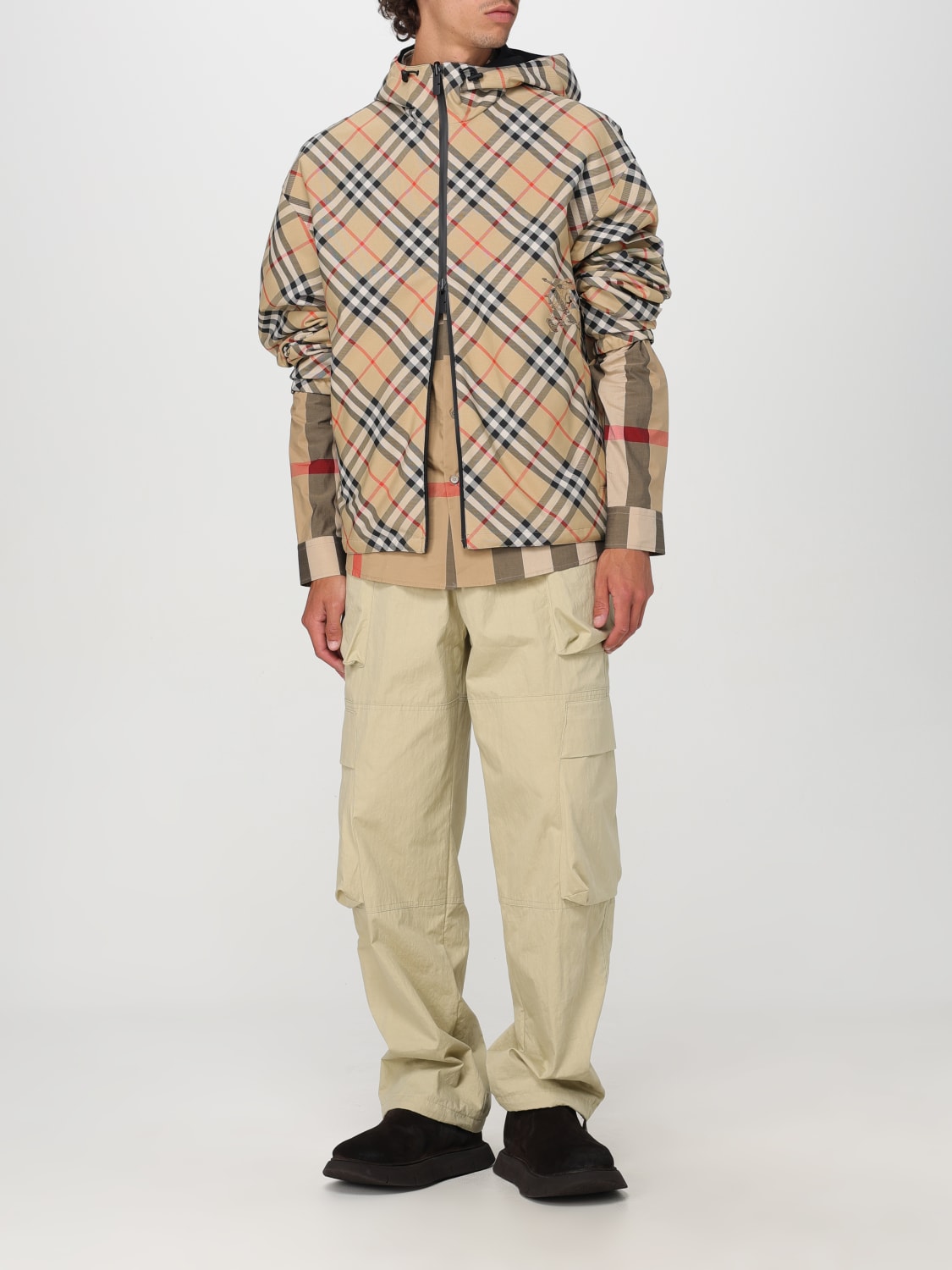 BURBERRY SHIRT: Shirt men Burberry, Beige - Img 2