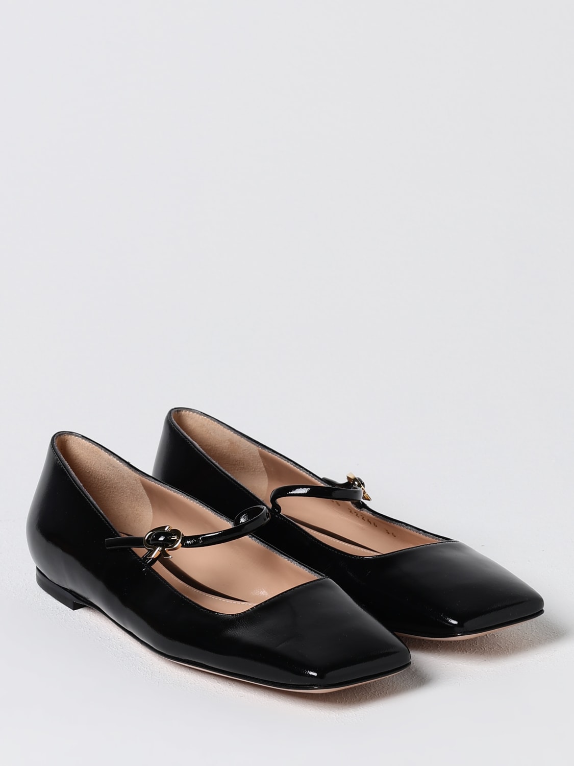 GIANVITO ROSSI BALLET FLATS: Ballet flats woman Gianvito Rossi, Black - Img 2