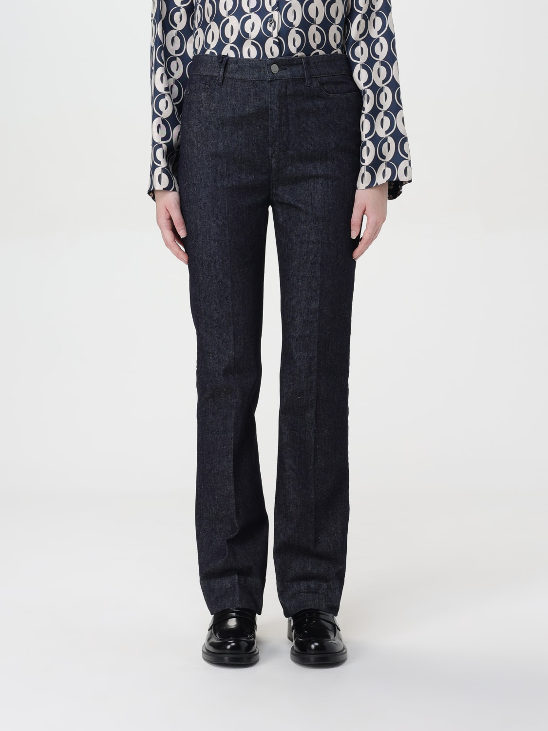 'S MAX MARA JEANS: Pants woman 's Max Mara, Blue - Img 1