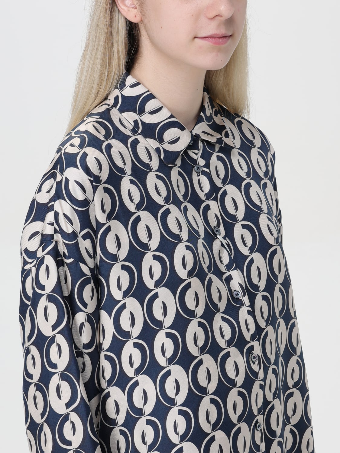 'S MAX MARA SHIRT: Sweater woman 's Max Mara, Blue - Img 5