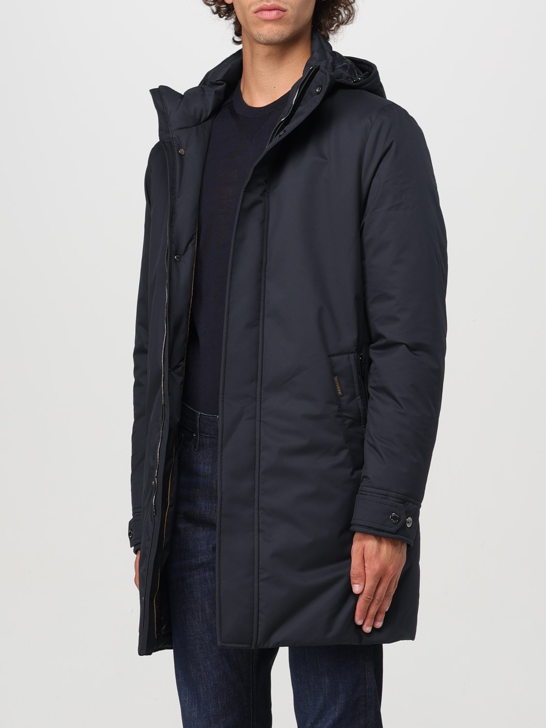 MOORER men s jacket Blue Moorer jacket VERMONTADS online at GIGLIO.COM