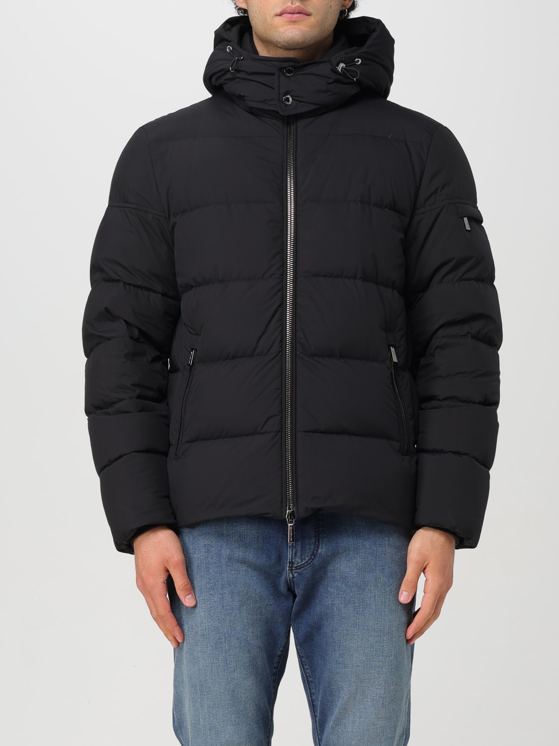 Giglio Piumino con cappuccio e zip Moorer