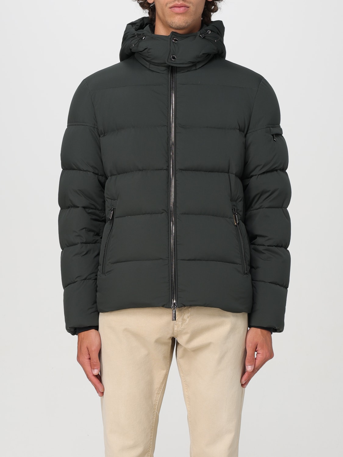 Giglio Piumino con cappuccio e zip Moorer