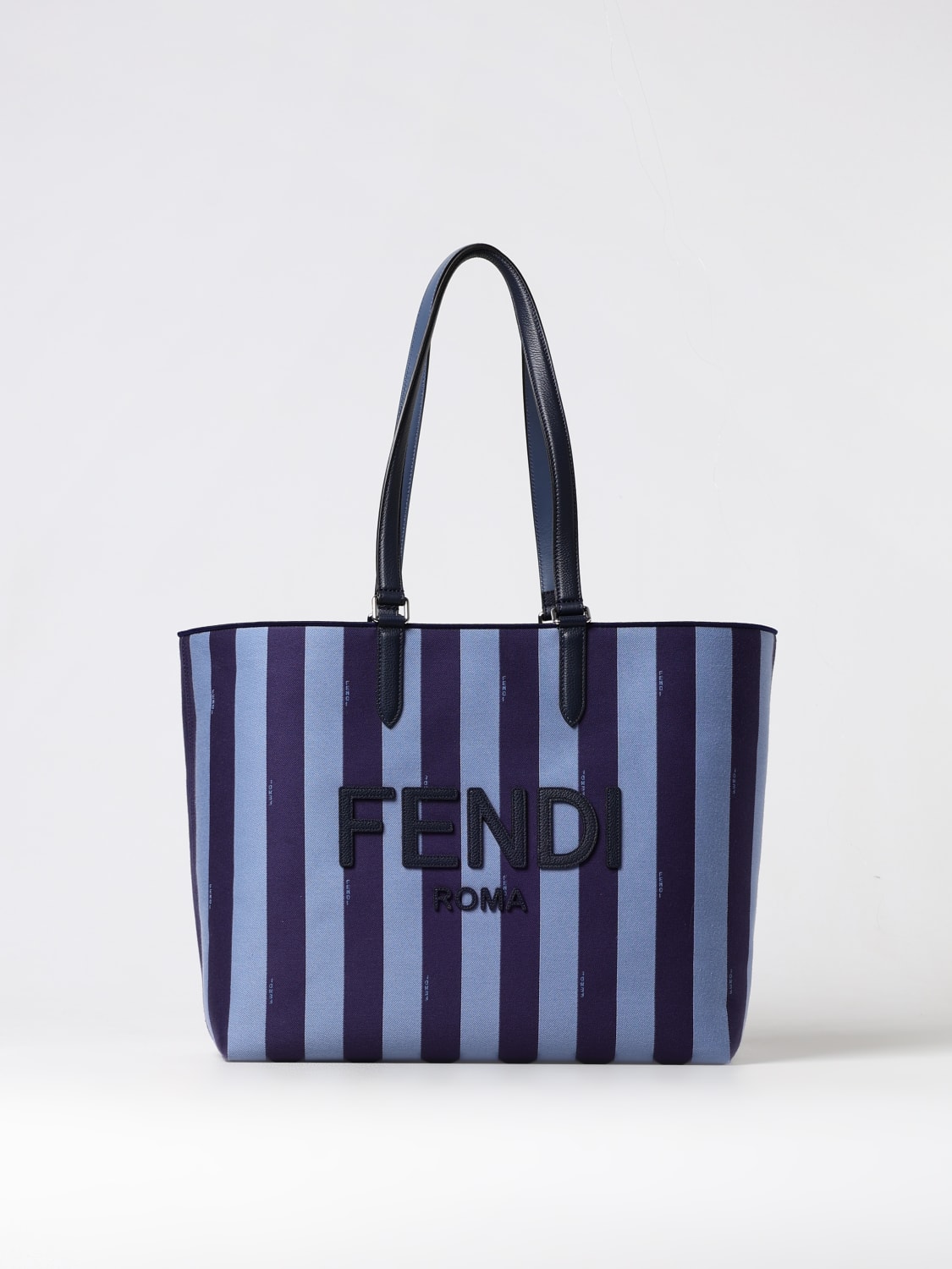 Giglio Borsa Fendi in tessuto FF jacquard e pelle