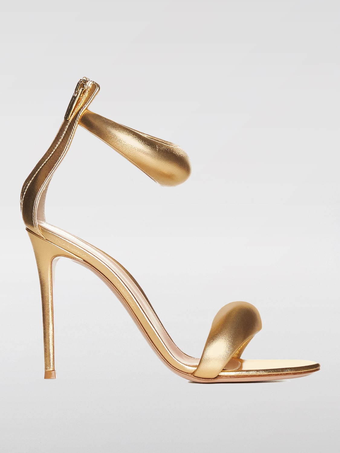 GIANVITO ROSSI HEELED SANDALS: Heeled sandals woman Gianvito Rossi, Gold - Img 1