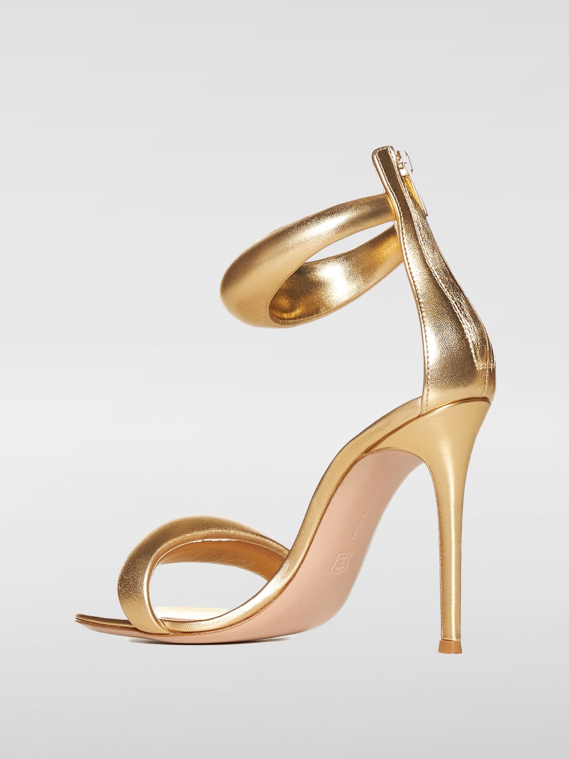 GIANVITO ROSSI HEELED SANDALS: Heeled sandals woman Gianvito Rossi, Gold - Img 3