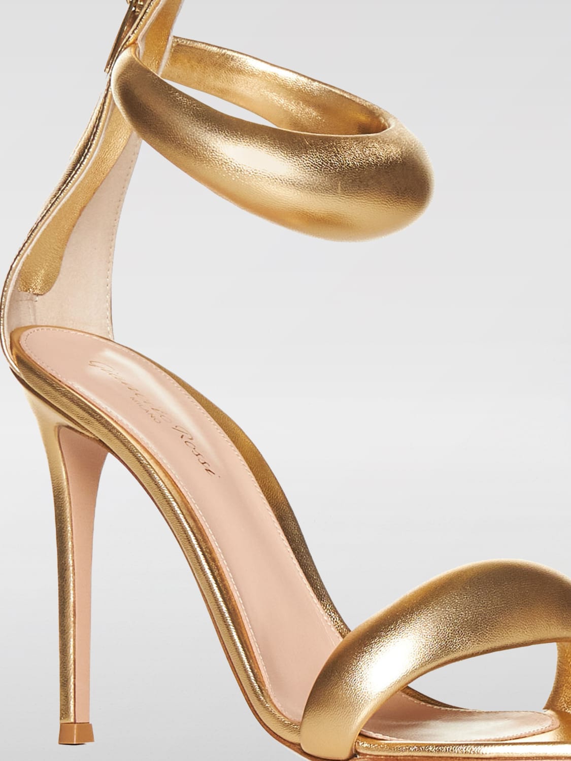 GIANVITO ROSSI HEELED SANDALS: Heeled sandals woman Gianvito Rossi, Gold - Img 4