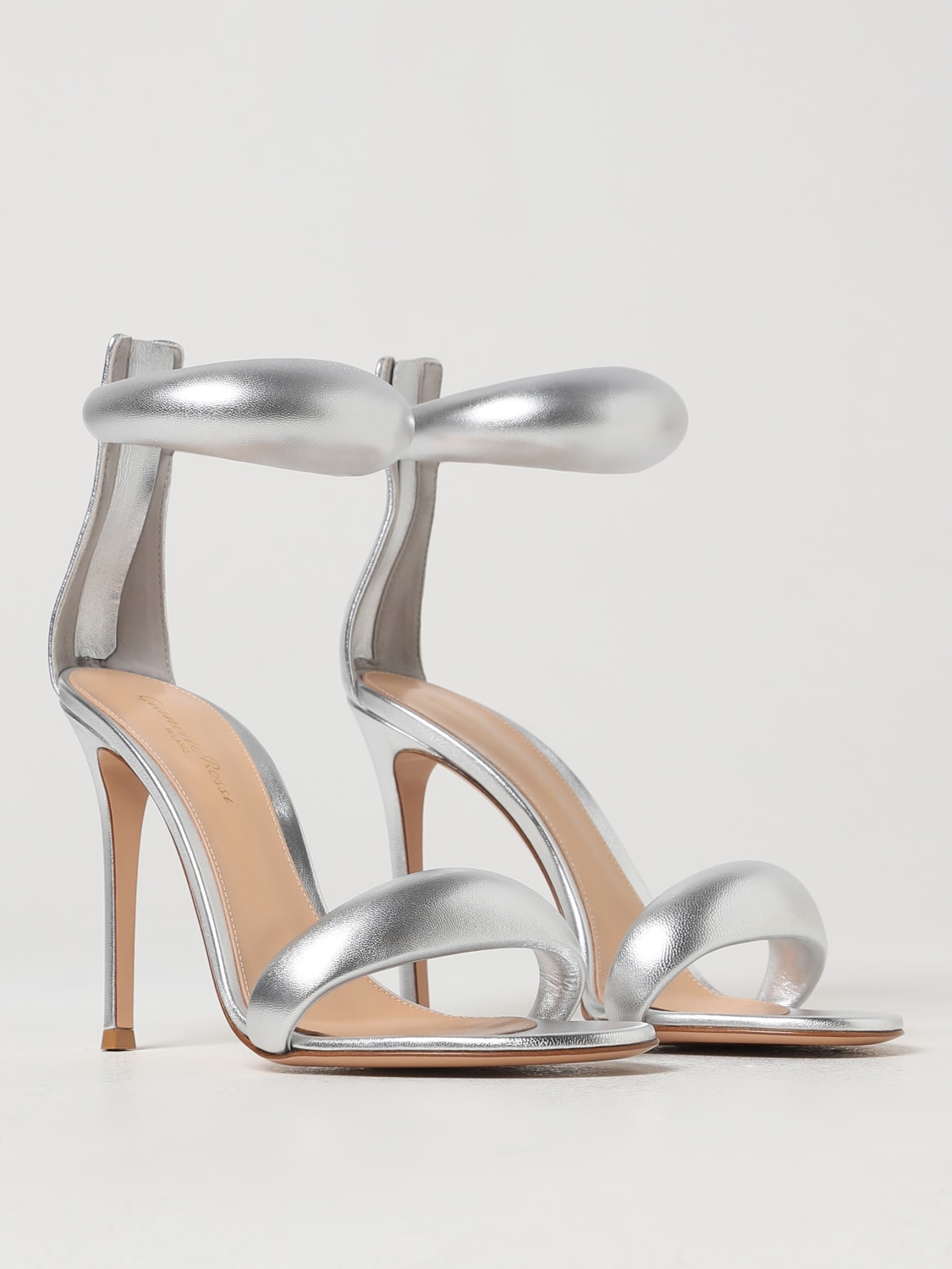 GIANVITO ROSSI HEELED SANDALS: Heeled sandals woman Gianvito Rossi, Silver - Img 2