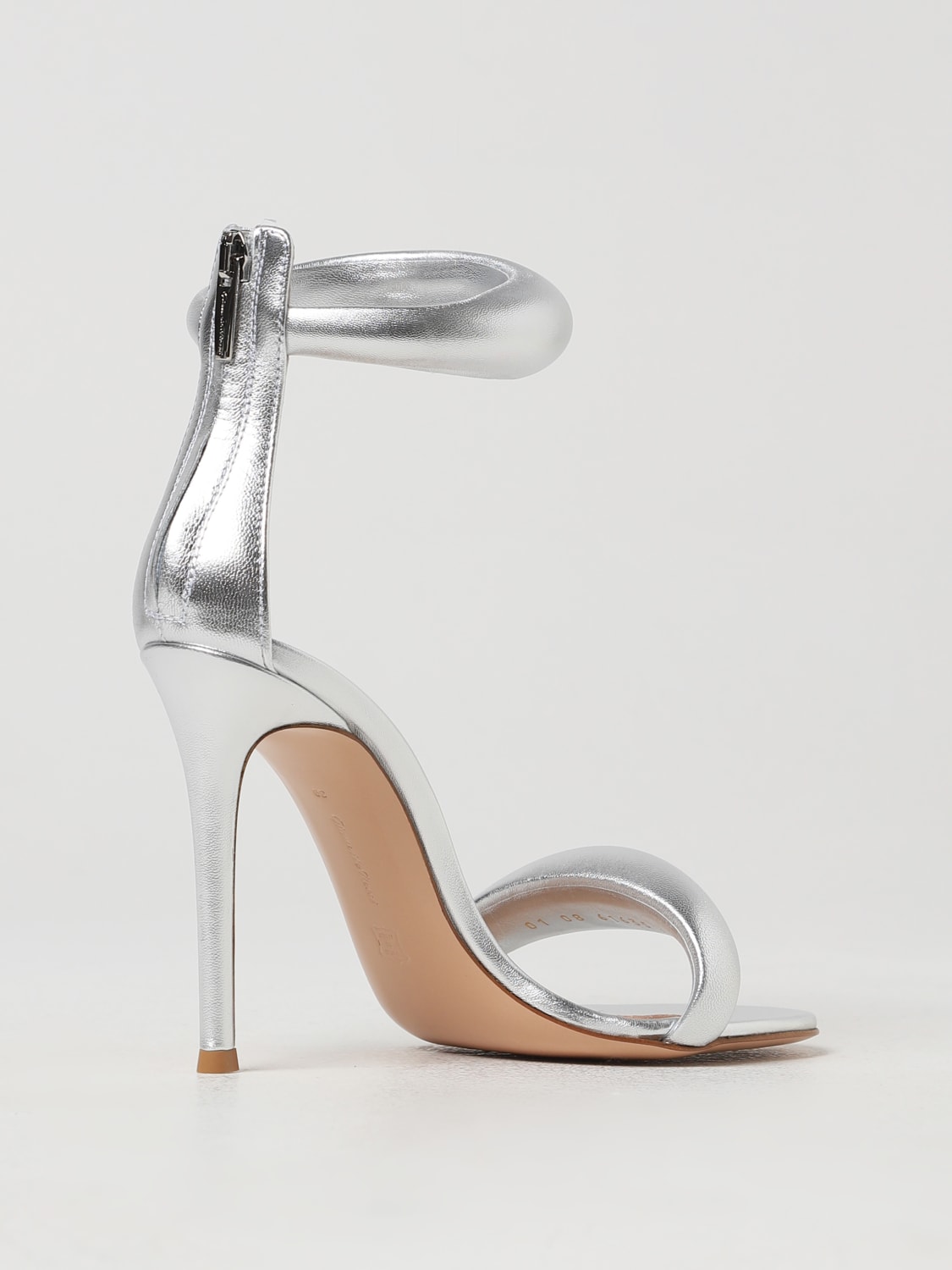 GIANVITO ROSSI HEELED SANDALS: Heeled sandals woman Gianvito Rossi, Silver - Img 3