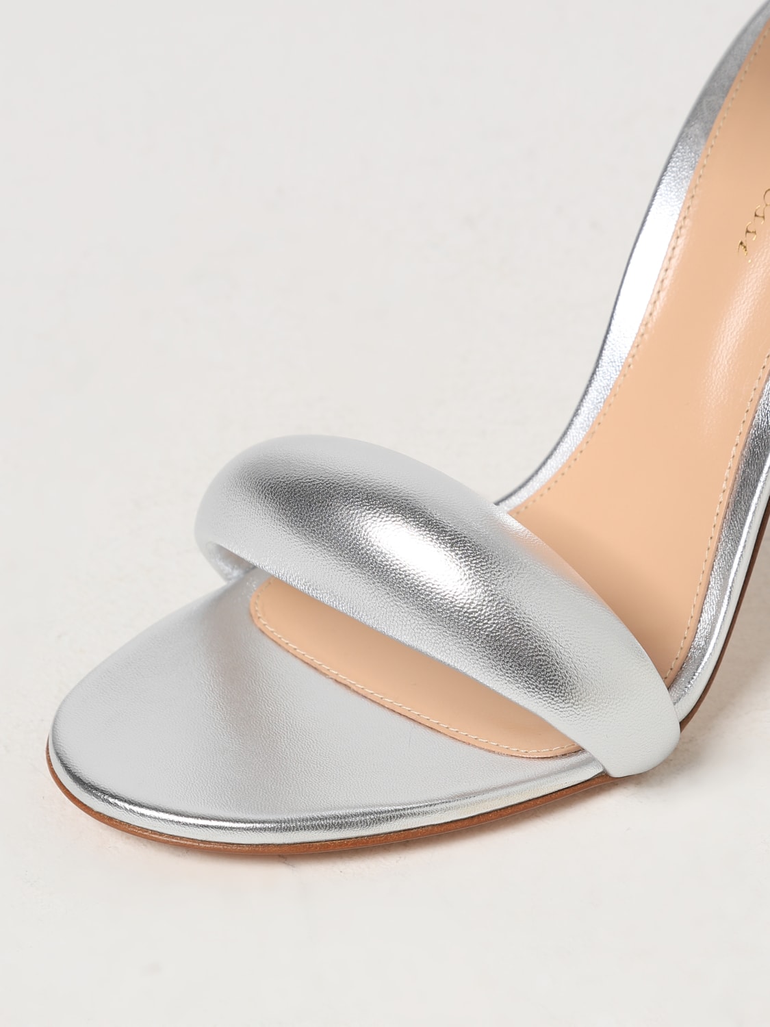 GIANVITO ROSSI HEELED SANDALS: Heeled sandals woman Gianvito Rossi, Silver - Img 4