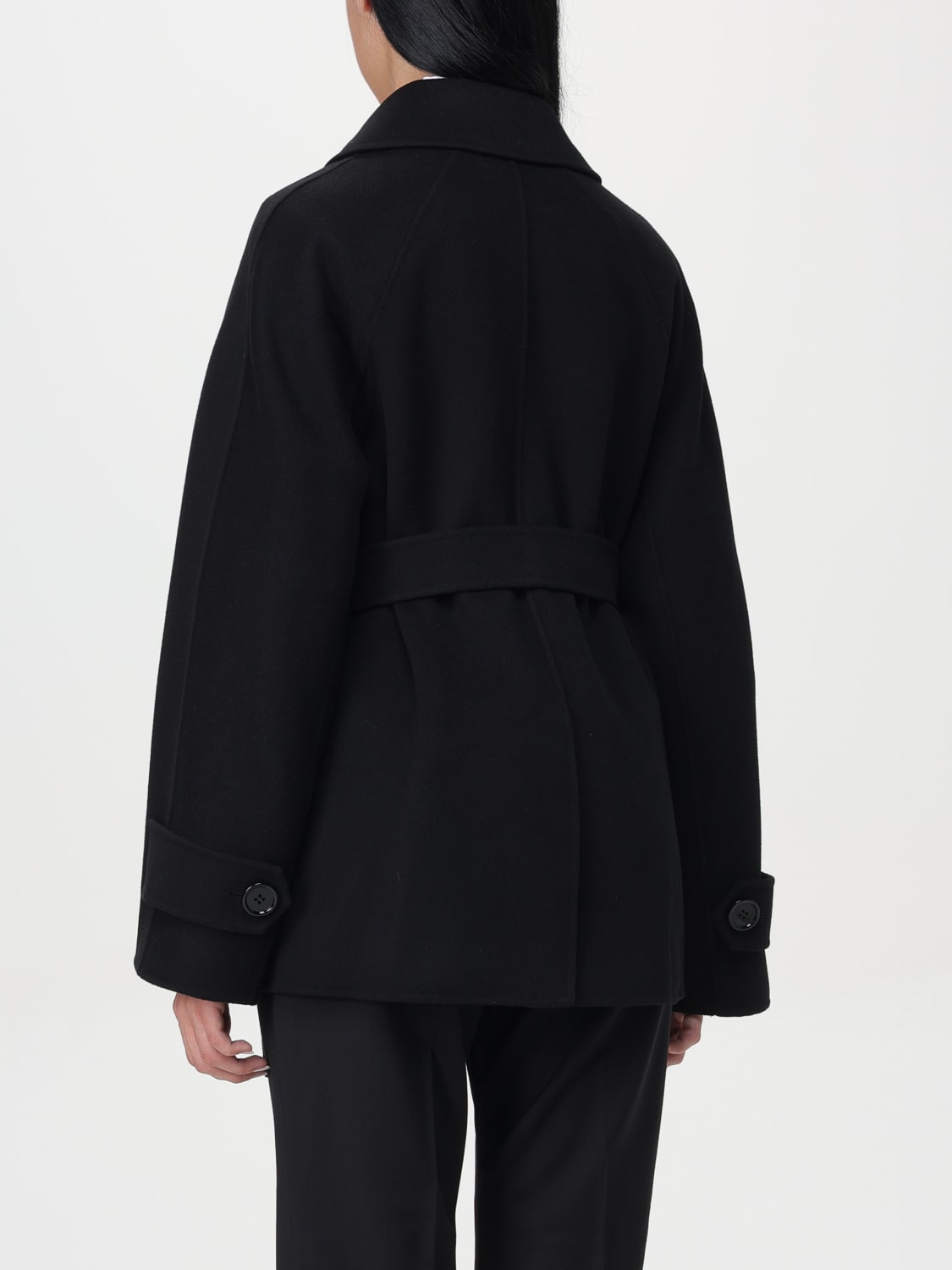 'S MAX MARA COAT: Jacket woman 's Max Mara, Black - Img 2