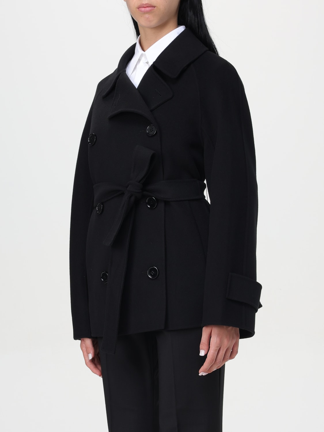 'S MAX MARA COAT: Jacket woman 's Max Mara, Black - Img 3